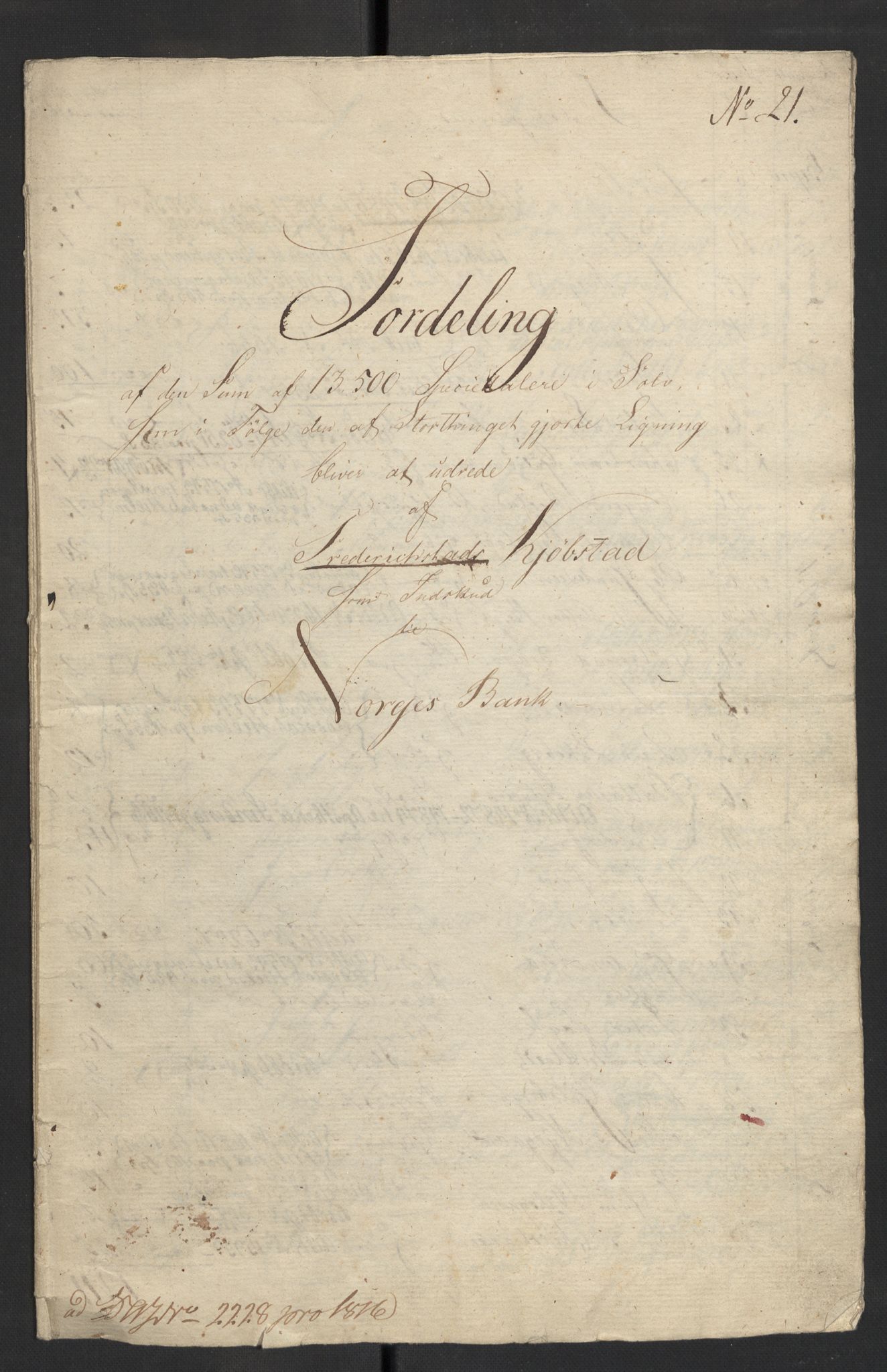 Sølvskatten 1816, NOBA/SOLVSKATTEN/A/L0006: Bind 7: Fredrikstad, 1816, p. 2