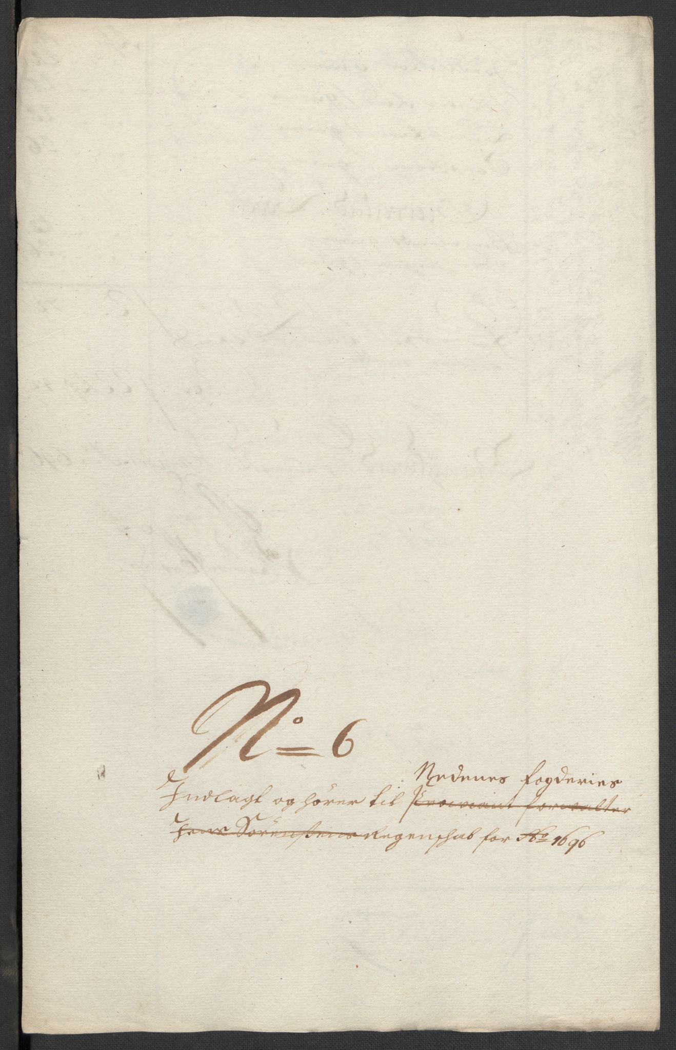 Rentekammeret inntil 1814, Reviderte regnskaper, Fogderegnskap, RA/EA-4092/R39/L2313: Fogderegnskap Nedenes, 1696-1697, p. 38