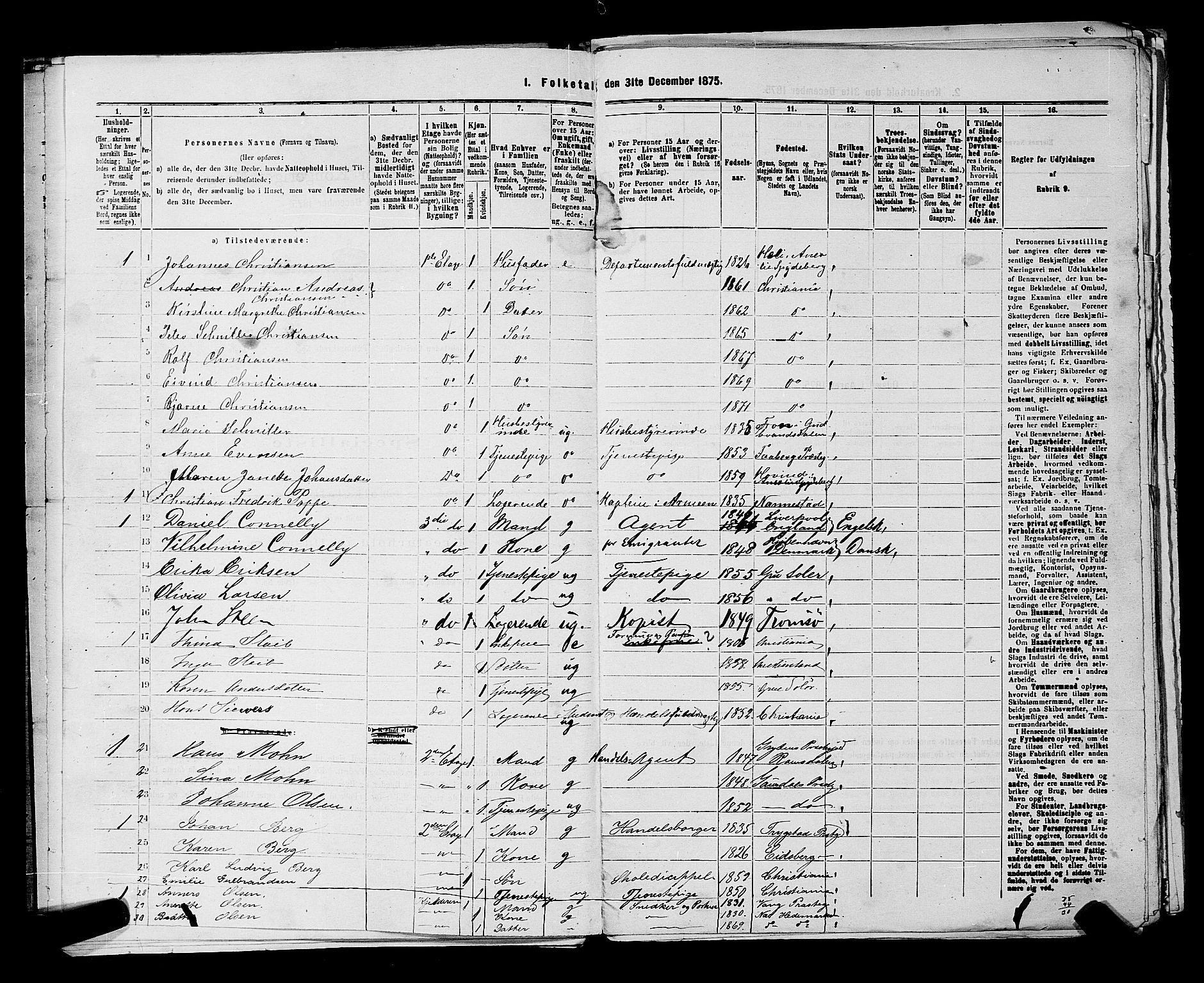 RA, 1875 census for 0301 Kristiania, 1875, p. 5892