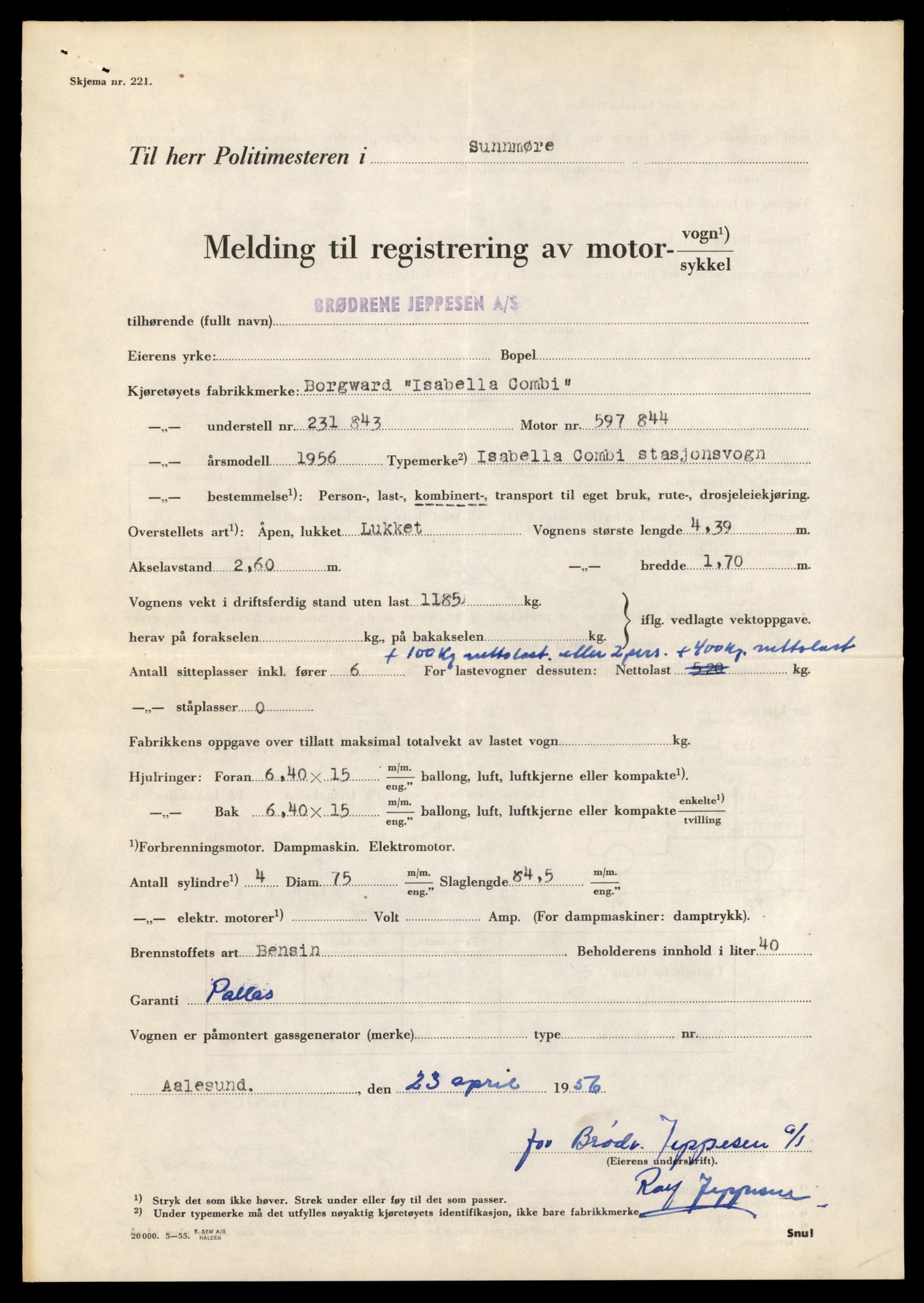 Møre og Romsdal vegkontor - Ålesund trafikkstasjon, AV/SAT-A-4099/F/Fe/L0042: Registreringskort for kjøretøy T 13906 - T 14079, 1927-1998, p. 1505