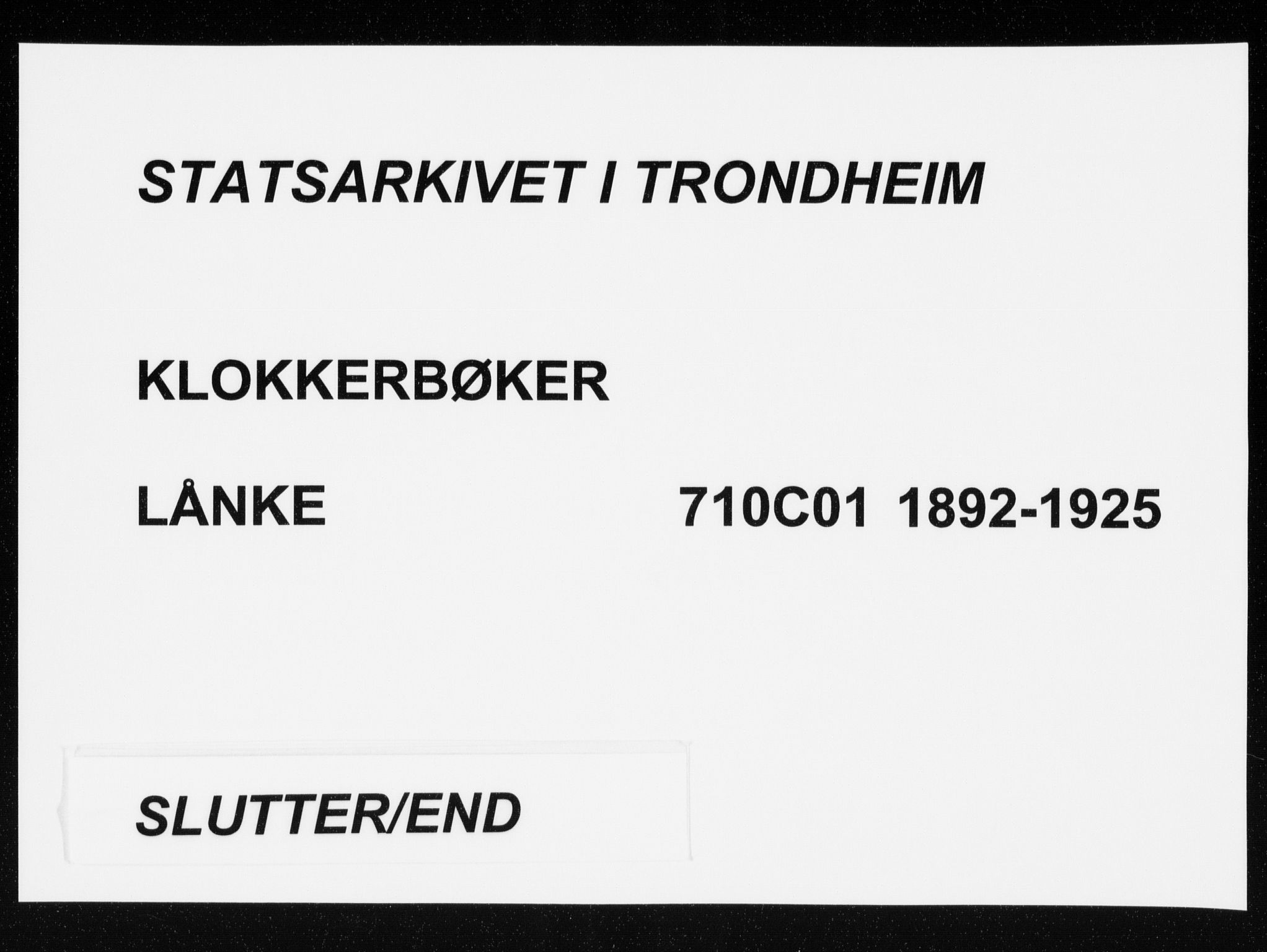 Ministerialprotokoller, klokkerbøker og fødselsregistre - Nord-Trøndelag, AV/SAT-A-1458/710/L0096: Parish register (copy) no. 710C01, 1892-1925