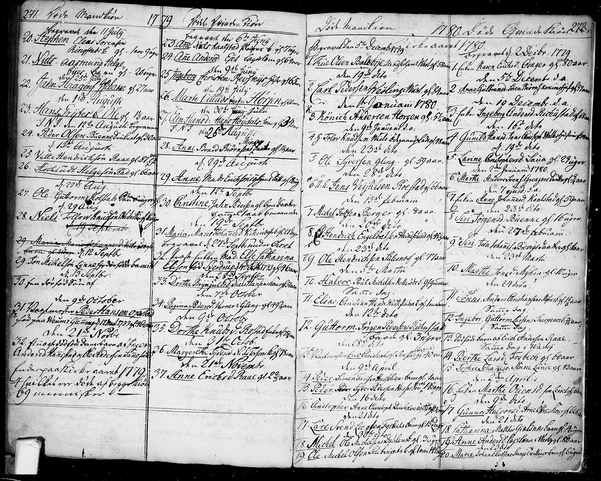 Tune prestekontor Kirkebøker, AV/SAO-A-2007/F/Fa/L0002: Parish register (official) no. 2, 1758-1781, p. 271-272