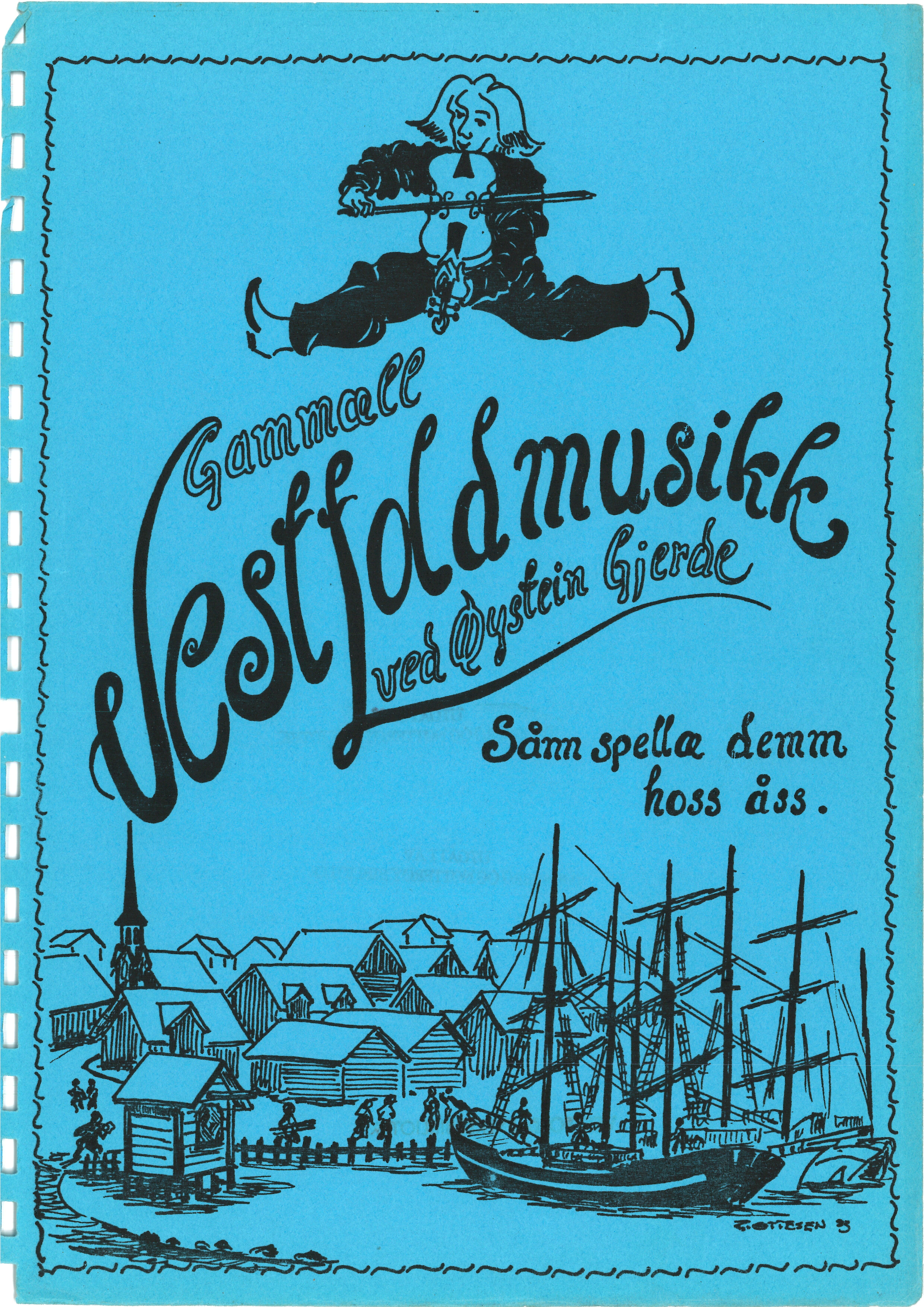 Sa 16 - Folkemusikk fra Vestfold, Gjerdesamlingen, VEMU/A-1868/H/L0006/0003: Innsamlet informasjon, kopier / 14a "Folkemusikk i Vestfold" i Universitetsbiblioteket etter Erling Bøe