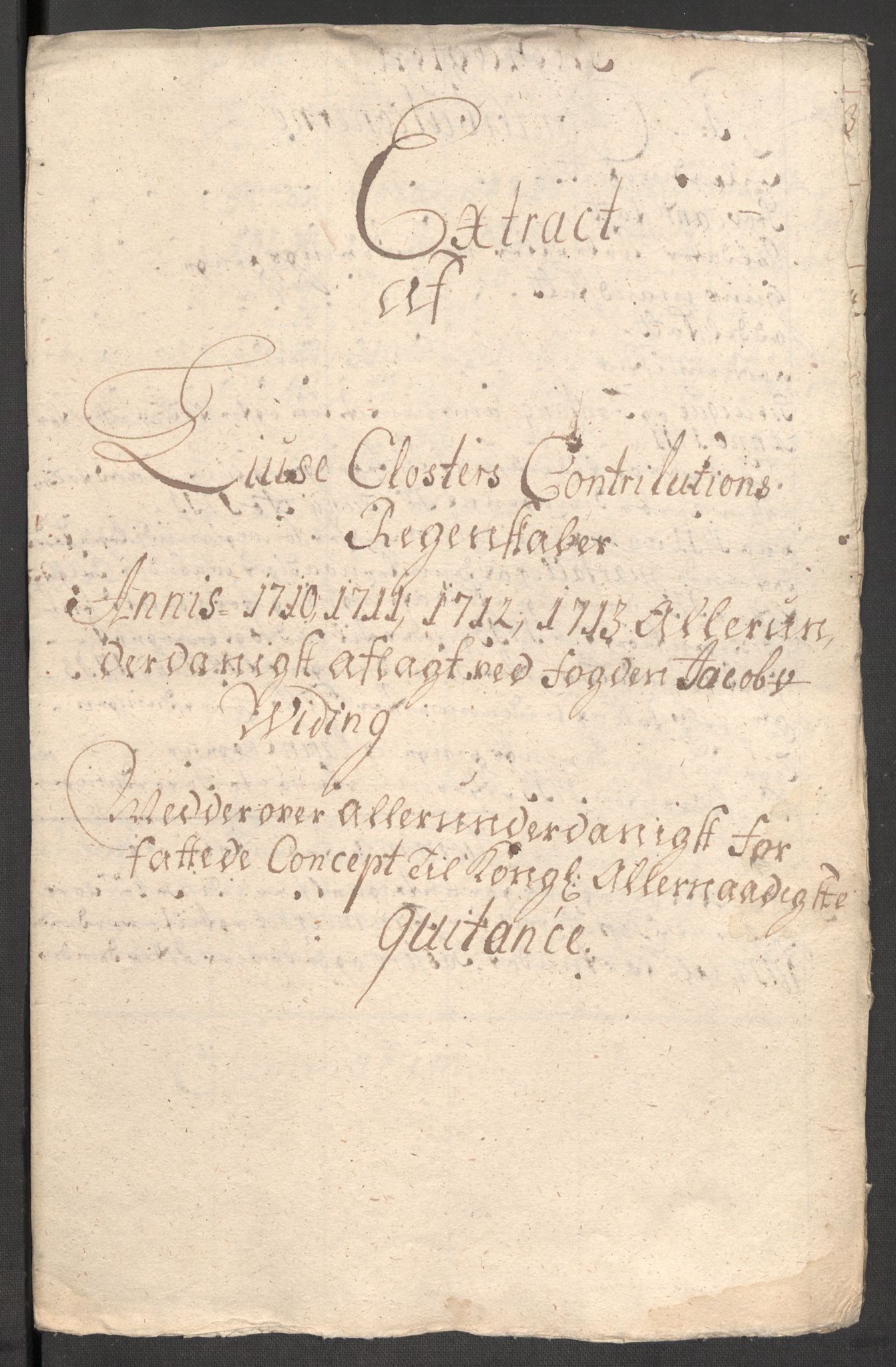 Rentekammeret inntil 1814, Reviderte regnskaper, Fogderegnskap, AV/RA-EA-4092/R50/L3160: Fogderegnskap Lyse kloster, 1710-1719, p. 117