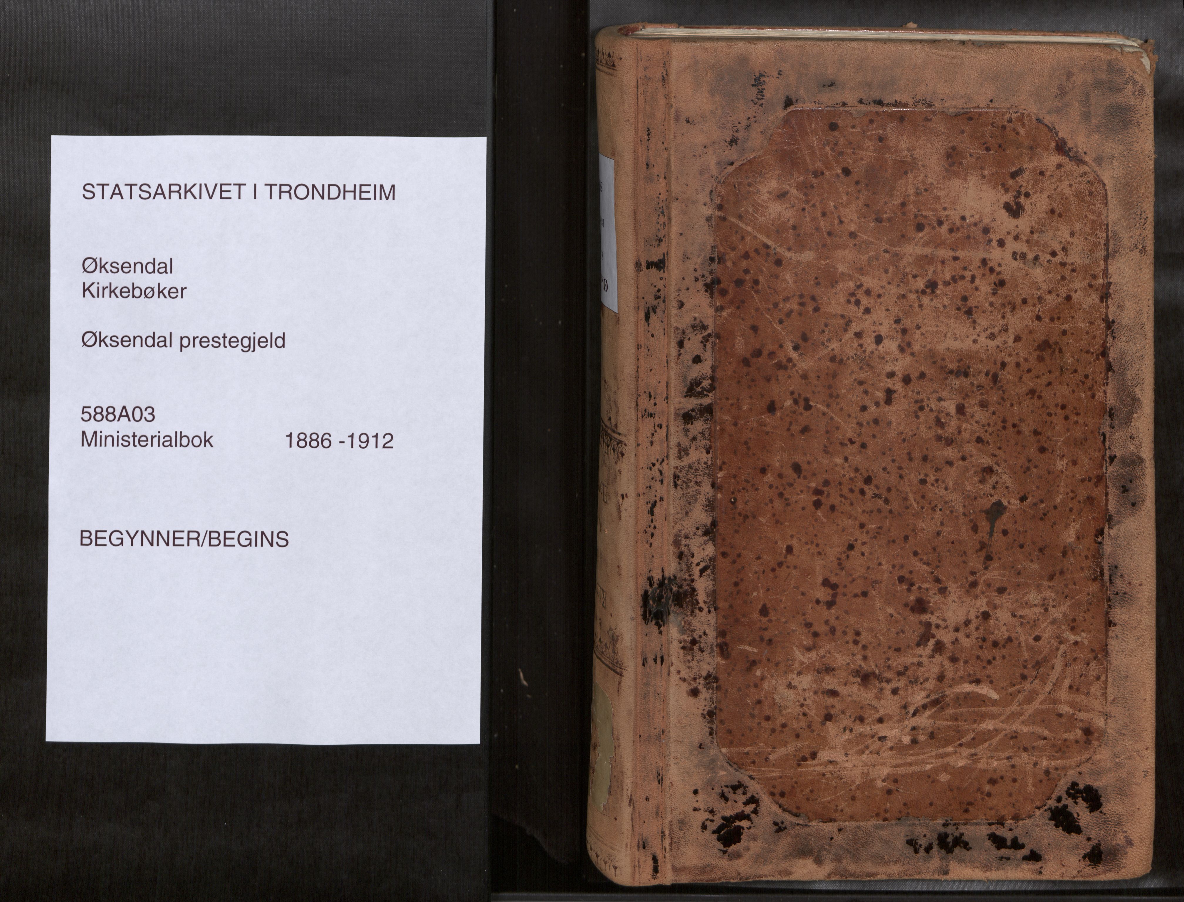 Ministerialprotokoller, klokkerbøker og fødselsregistre - Møre og Romsdal, SAT/A-1454/588/L1006: Parish register (official) no. 588A03, 1886-1912