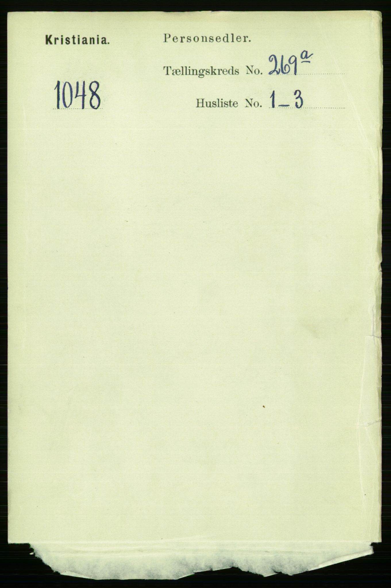 RA, 1891 census for 0301 Kristiania, 1891, p. 162957