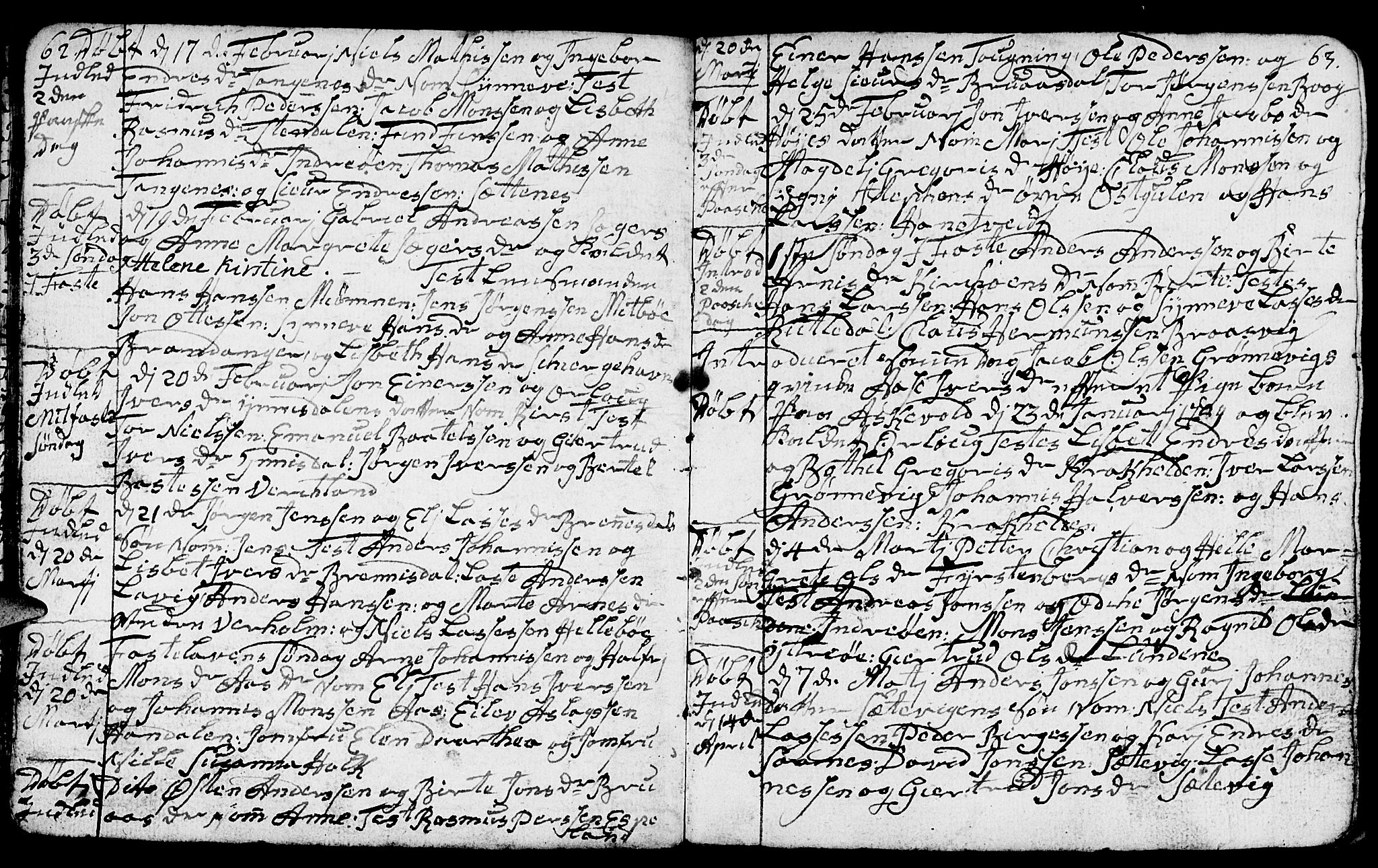 Gulen sokneprestembete, AV/SAB-A-80201/H/Hab: Parish register (copy) no. A 1, 1786-1791, p. 84