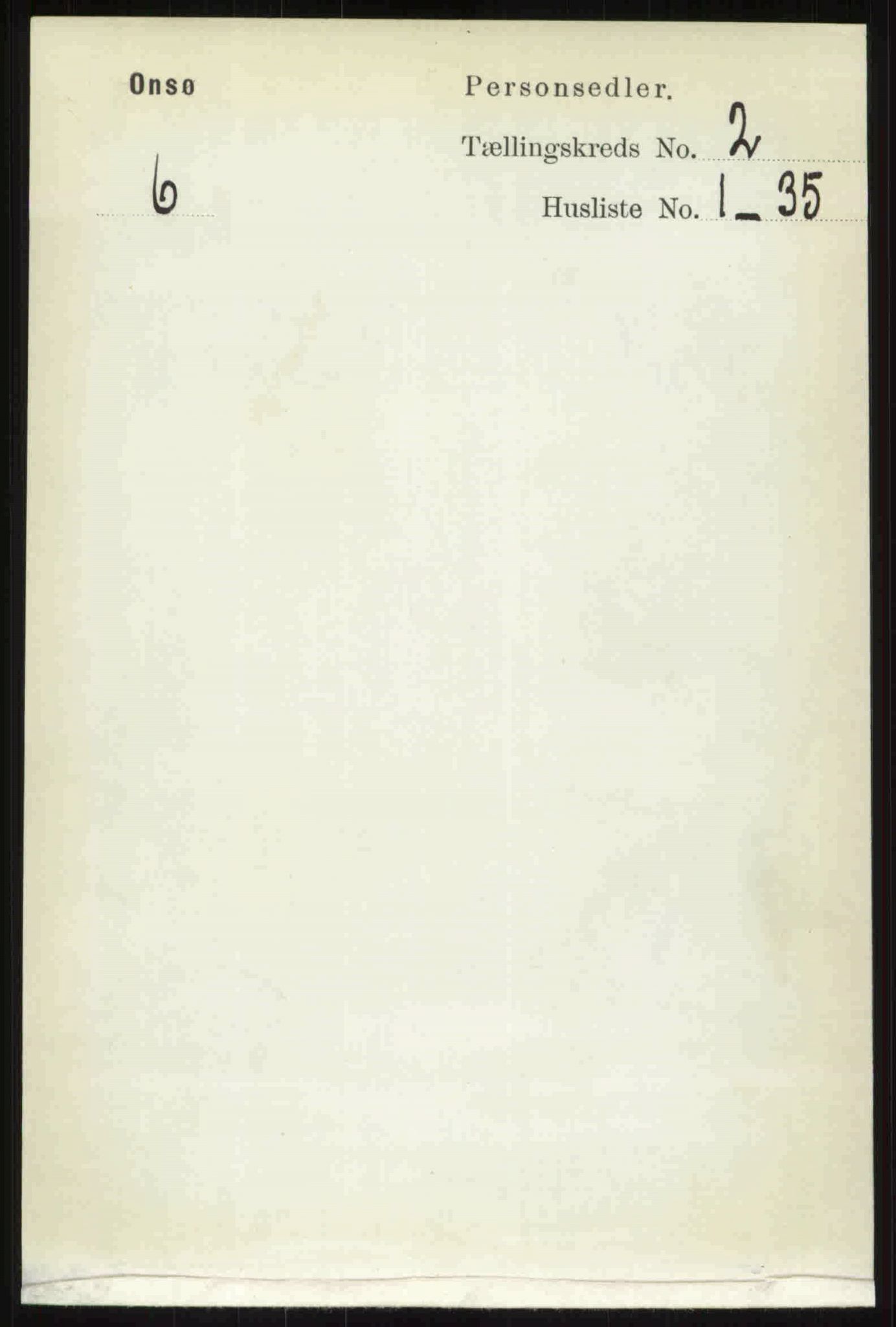 RA, 1891 census for 0134 Onsøy, 1891, p. 1000