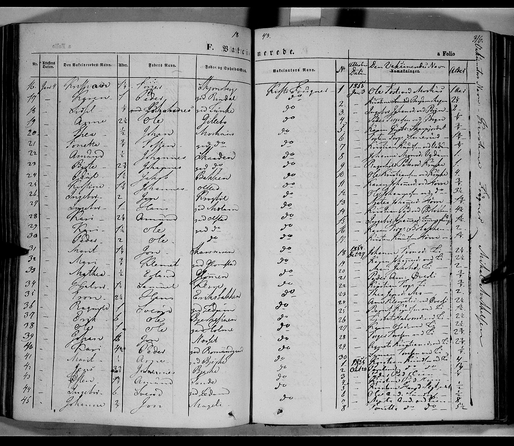 Øyer prestekontor, AV/SAH-PREST-084/H/Ha/Haa/L0005: Parish register (official) no. 5, 1842-1857, p. 316