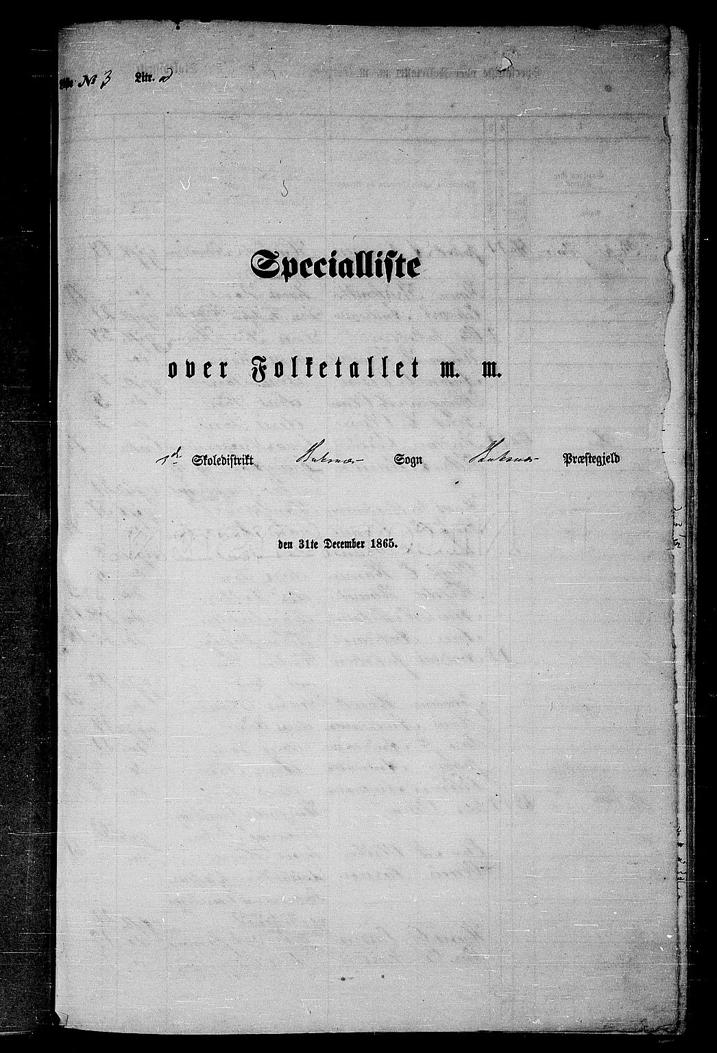 RA, 1865 census for Buksnes, 1865, p. 52