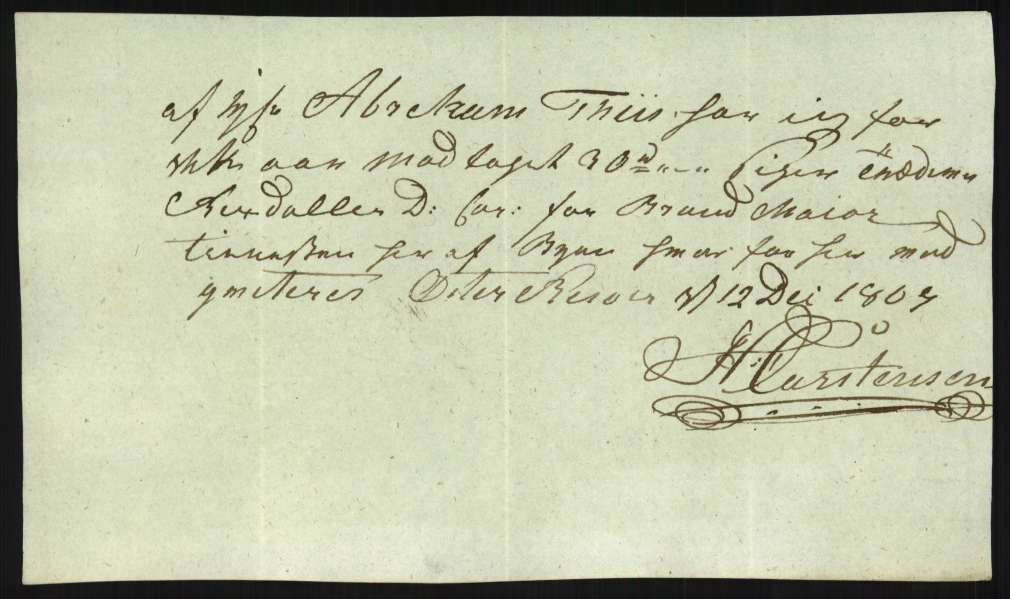 Danske Kanselli 1800-1814, AV/RA-EA-3024/K/Kk/Kka/Kkac/L0237: Kjøpstadregnskap Øster Risør, 1805-1810, p. 583