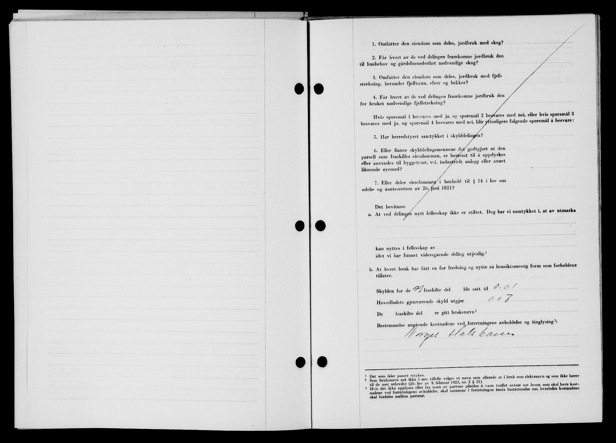 Flekkefjord sorenskriveri, SAK/1221-0001/G/Gb/Gba/L0062: Mortgage book no. A-10, 1947-1947, Diary no: : 623/1947