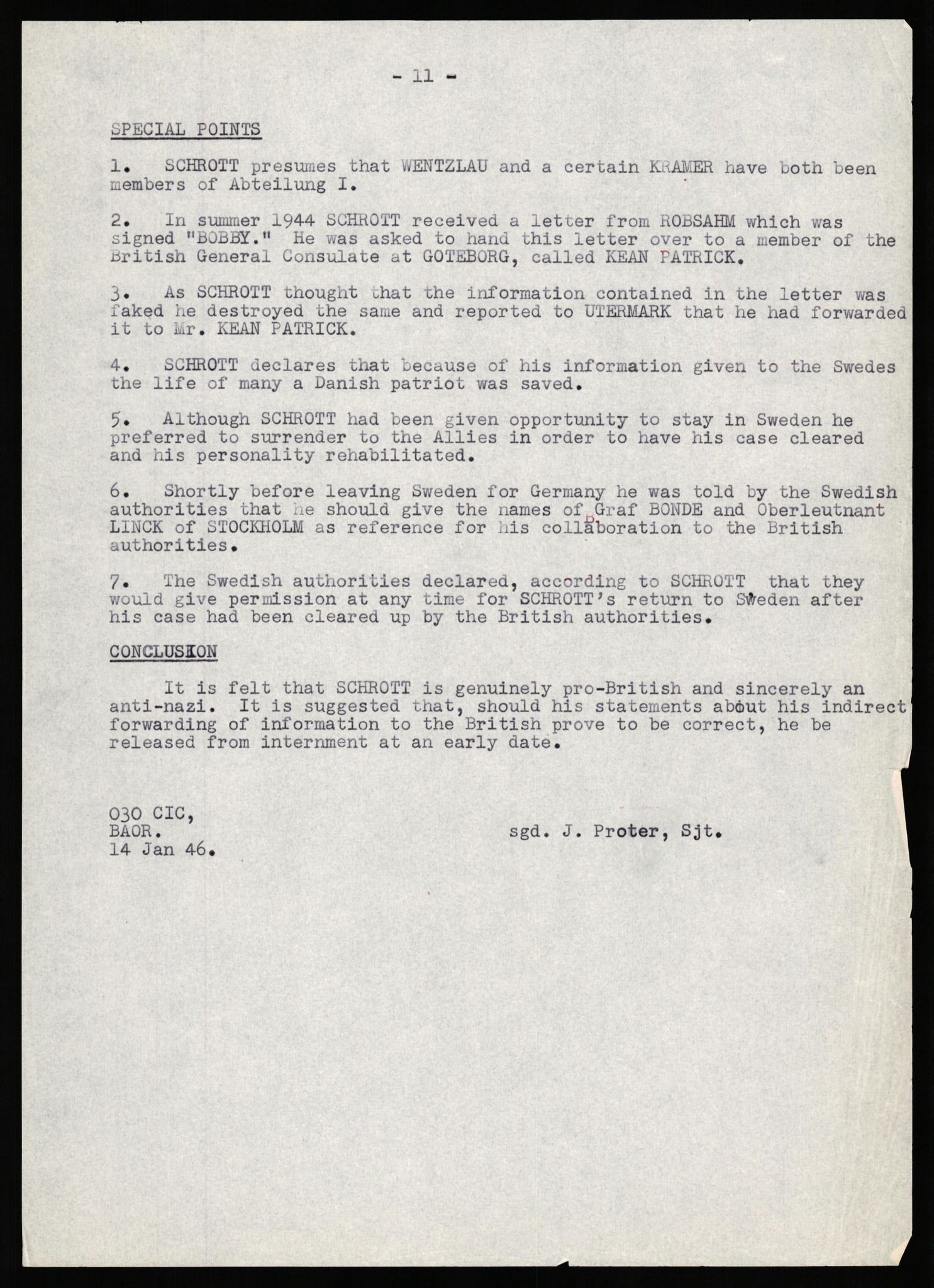 Forsvaret, Forsvarets overkommando II, AV/RA-RAFA-3915/D/Db/L0041: CI Questionaires.  Diverse nasjonaliteter., 1945-1946, p. 183