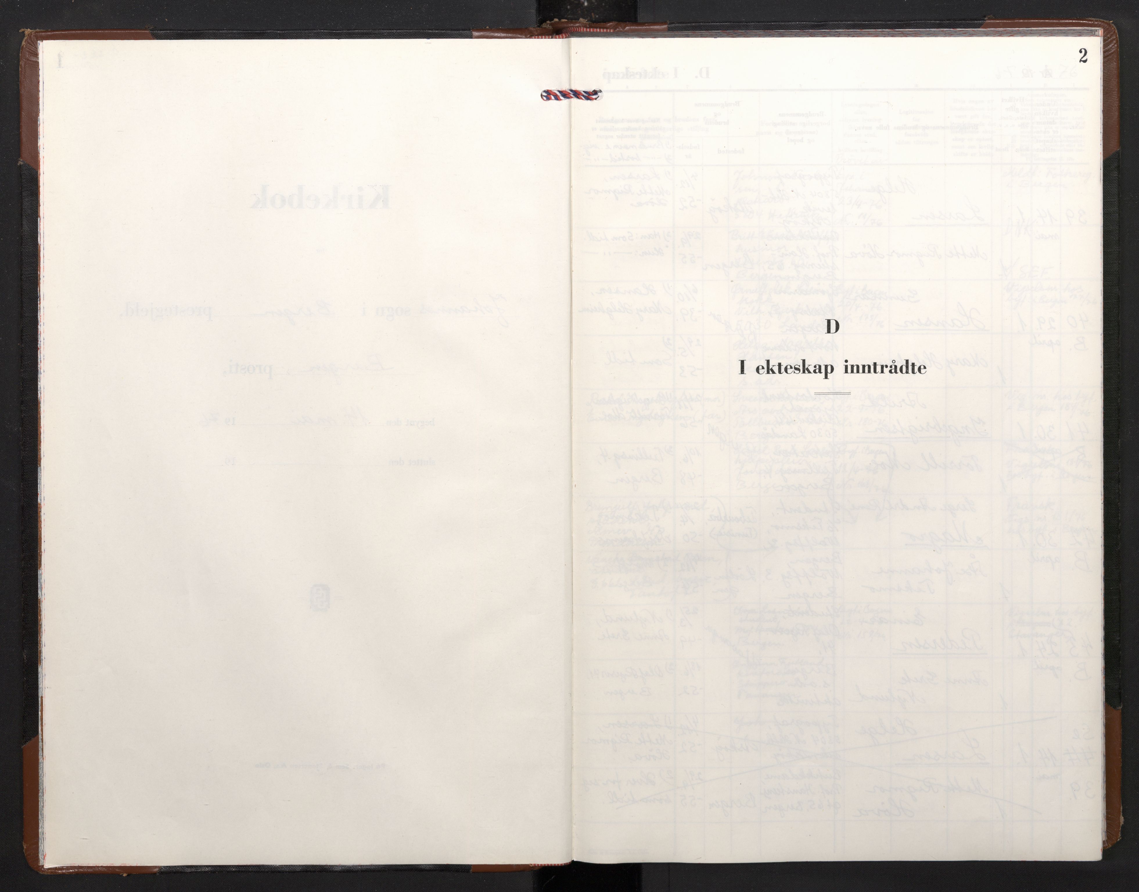 Johanneskirken sokneprestembete, SAB/A-76001/H/Haa/L0018: Parish register (official) no. D 7, 1976-1987, p. 1b-2a