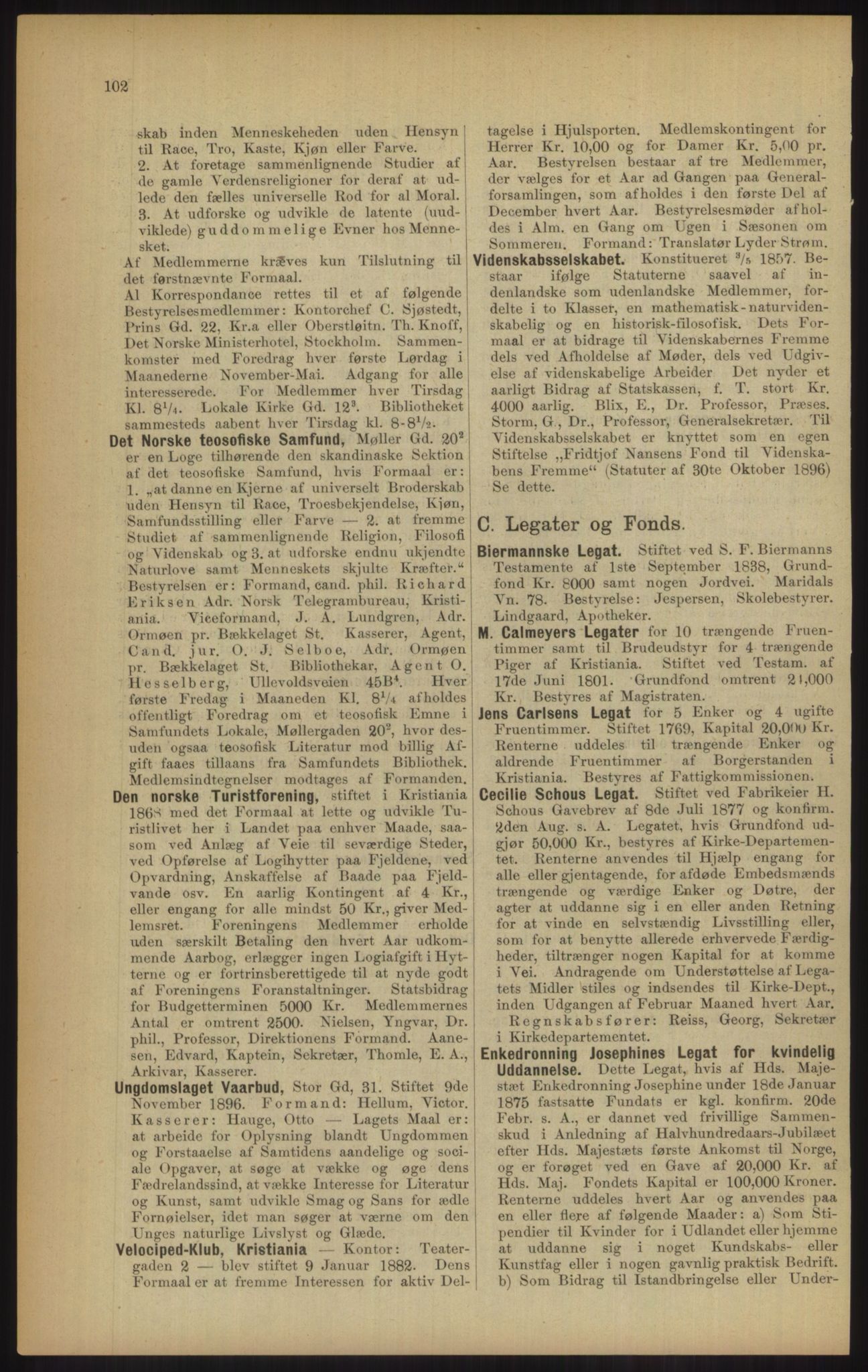 Kristiania/Oslo adressebok, PUBL/-, 1902, p. 102