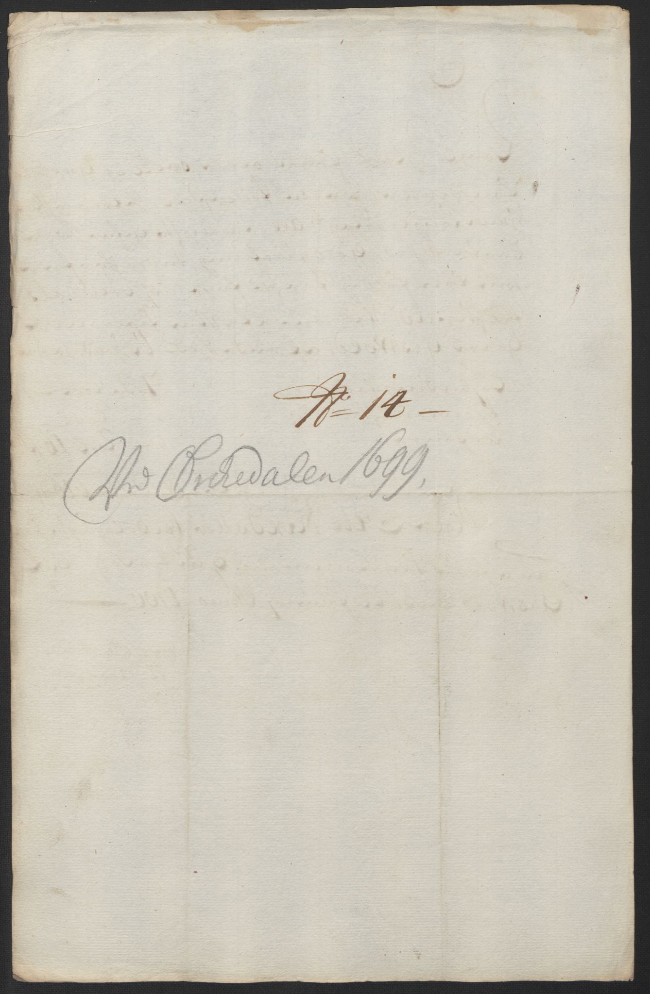 Rentekammeret inntil 1814, Reviderte regnskaper, Fogderegnskap, AV/RA-EA-4092/R60/L3949: Fogderegnskap Orkdal og Gauldal, 1699, p. 165