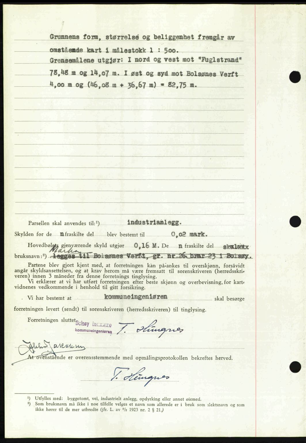 Romsdal sorenskriveri, AV/SAT-A-4149/1/2/2C: Mortgage book no. A22, 1947-1947, Diary no: : 397/1947