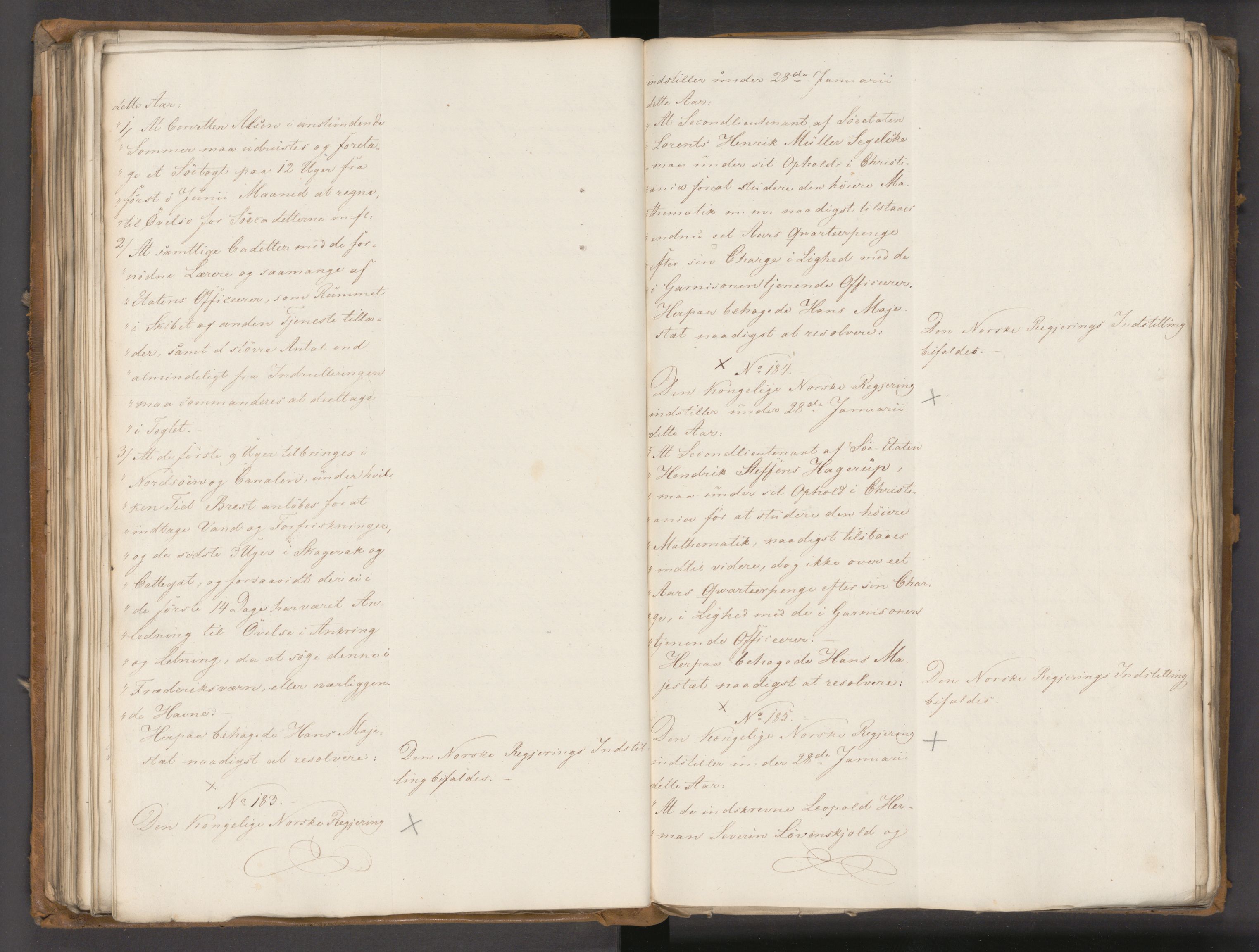 Statsrådssekretariatet, AV/RA-S-1001/A/Ab/L0020: Kgl. res. nr. 1-579, 1. halvår, 1825