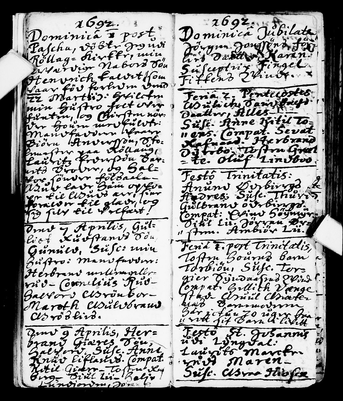 Flesberg kirkebøker, AV/SAKO-A-18/F/Fa/L0001: Parish register (official) no. I 1, 1688-1725