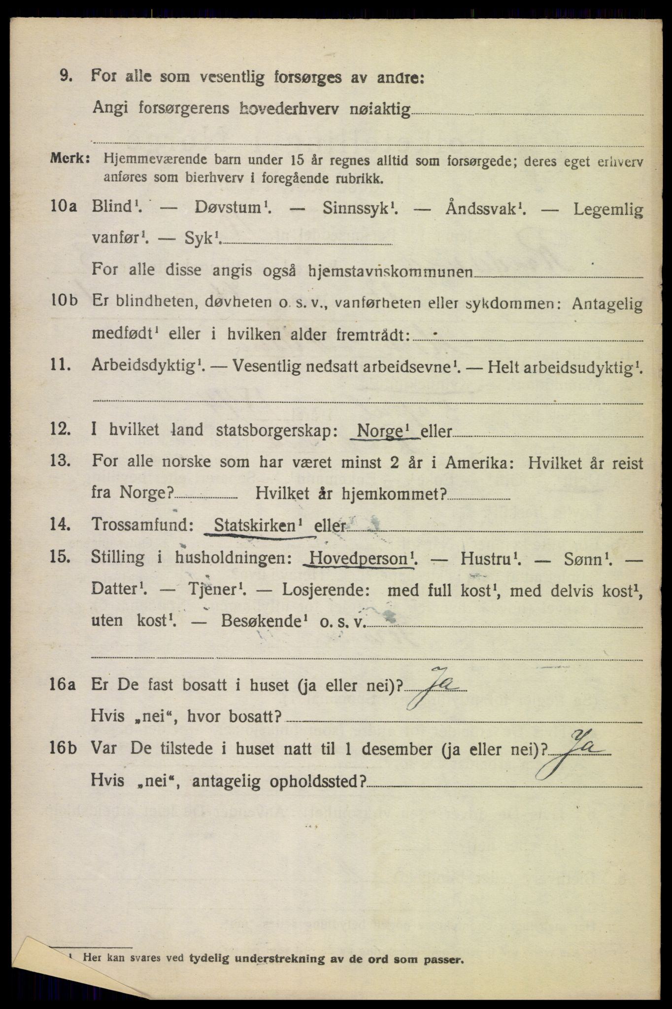 SAK, 1920 census for Randesund, 1920, p. 1777