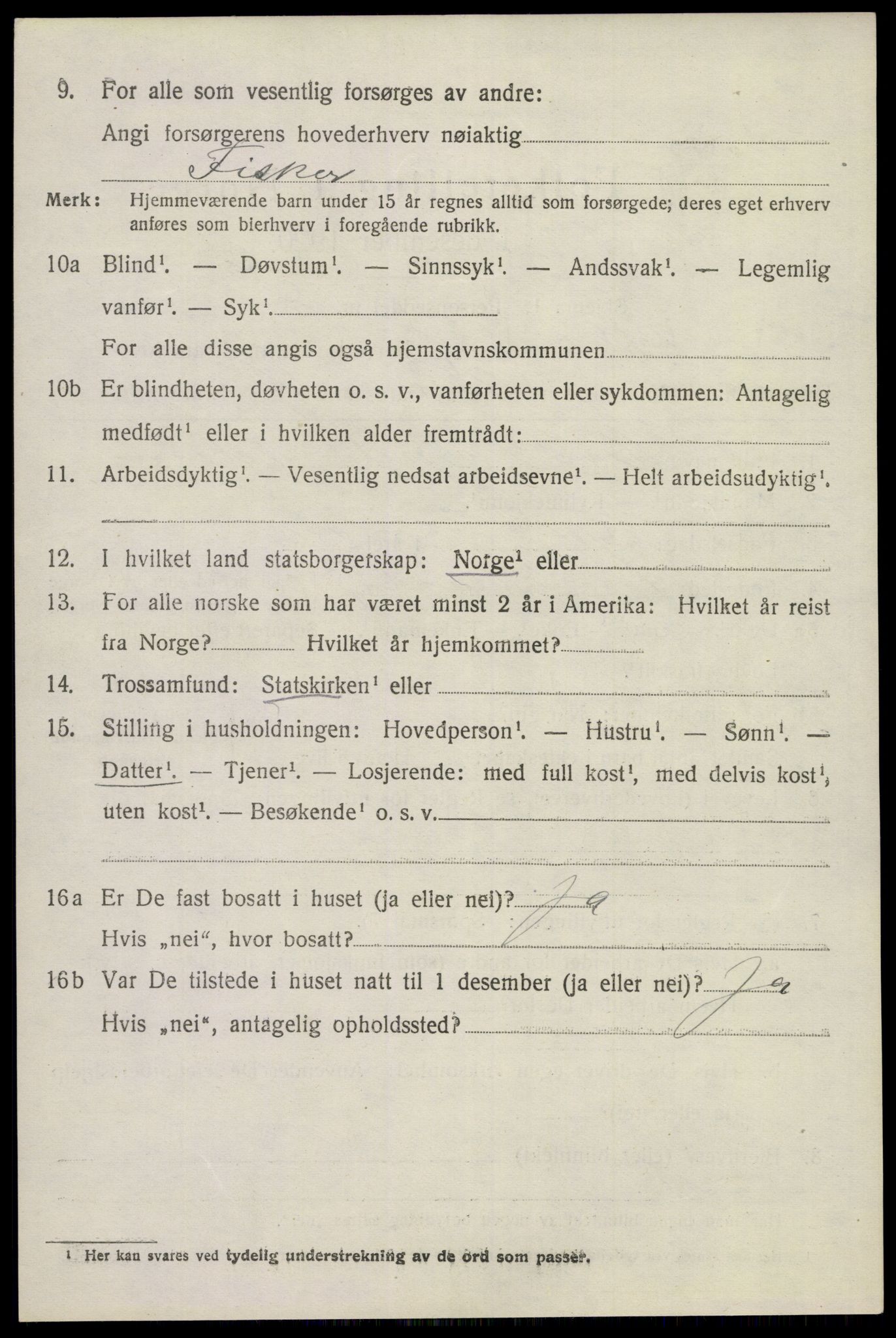 SAKO, 1920 census for Skåtøy, 1920, p. 9039