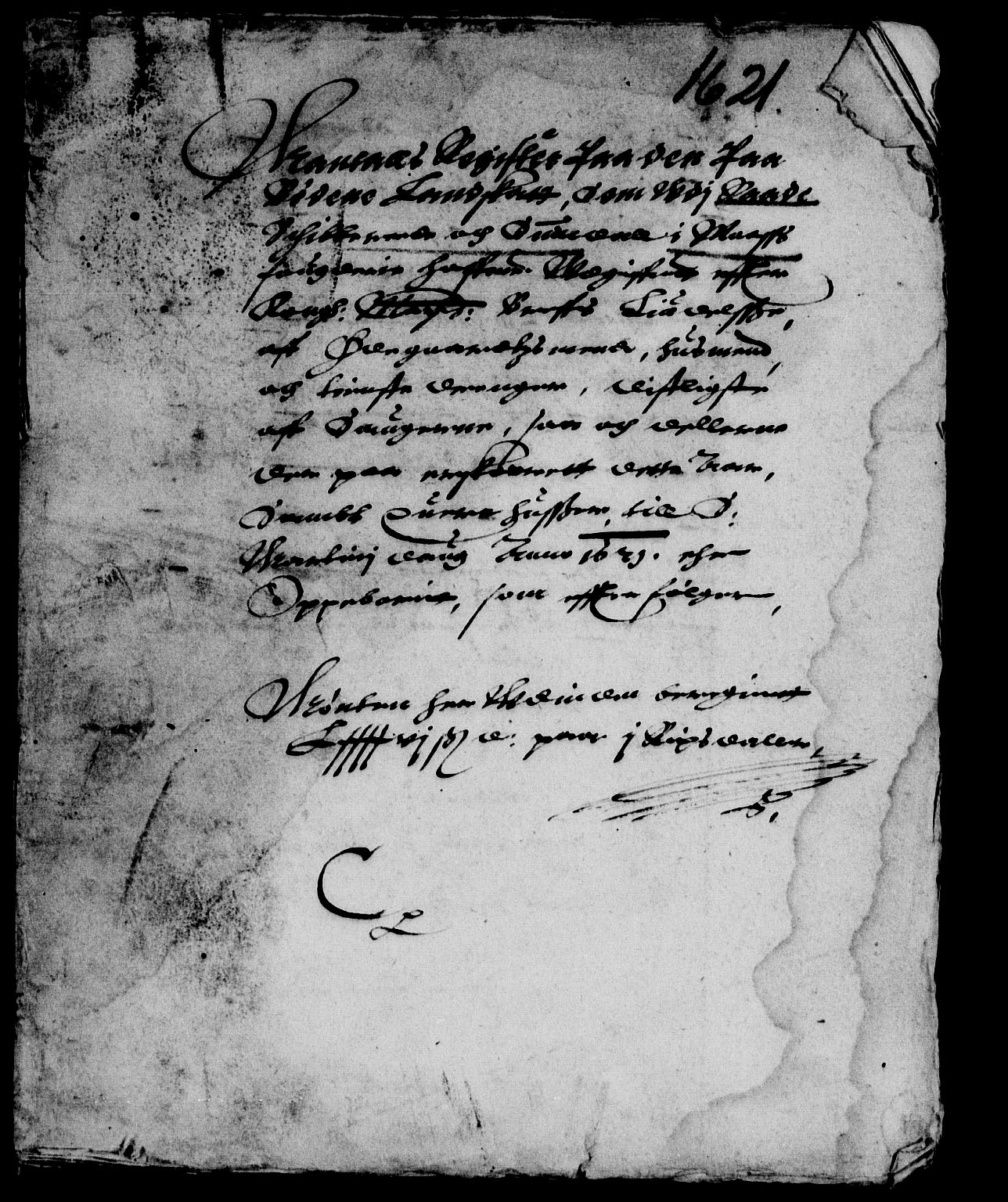 Rentekammeret inntil 1814, Reviderte regnskaper, Lensregnskaper, AV/RA-EA-5023/R/Rb/Rba/L0059: Akershus len, 1621-1622