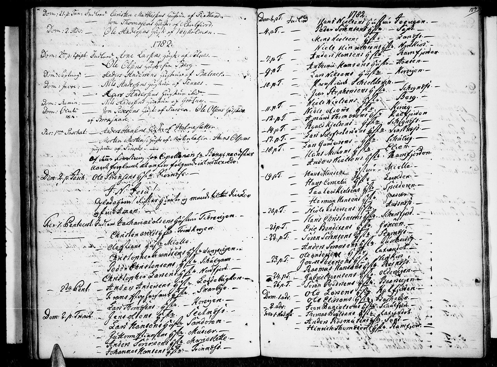Tromsø sokneprestkontor/stiftsprosti/domprosti, SATØ/S-1343/G/Ga/L0003kirke: Parish register (official) no. 3, 1779-1796, p. 127