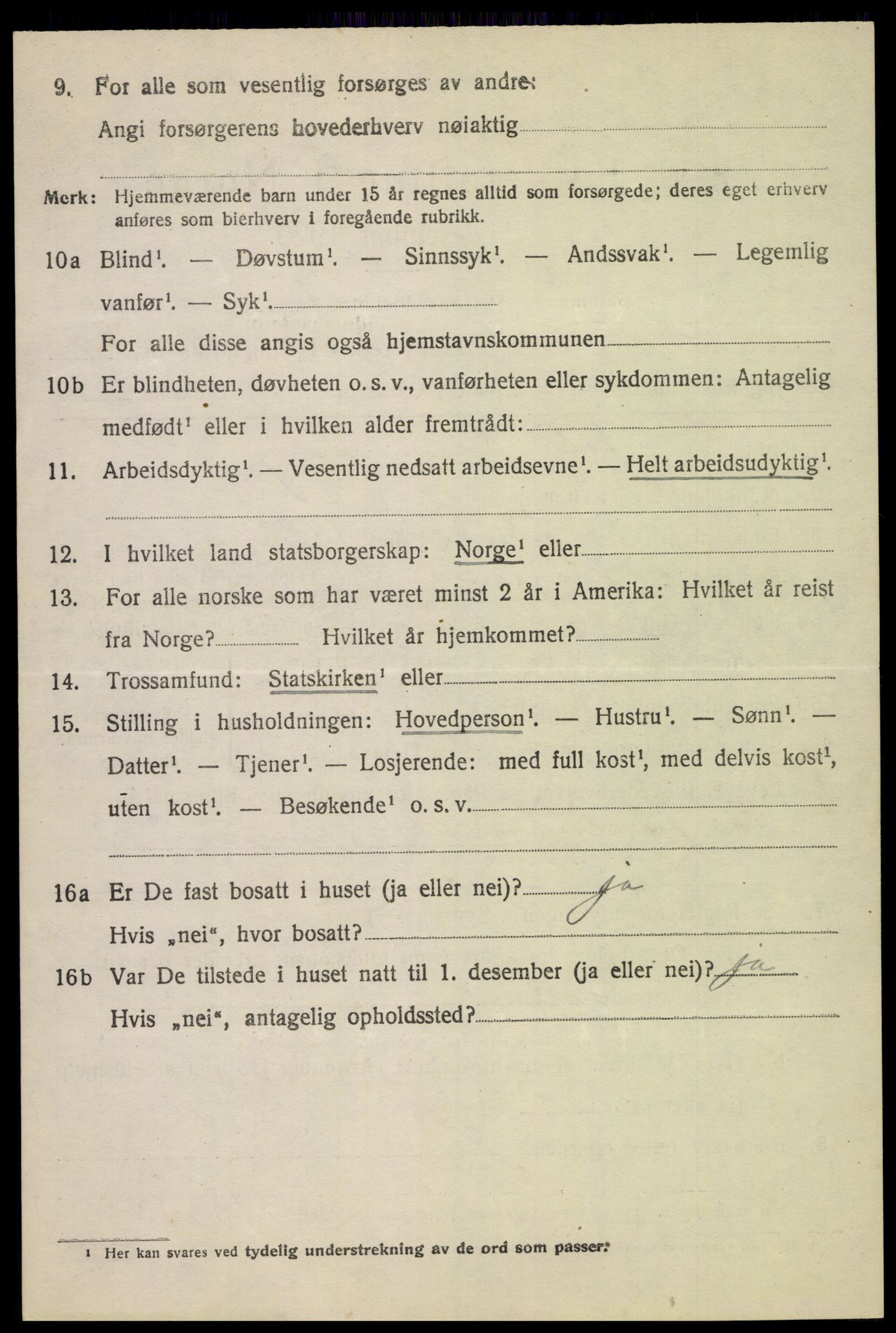 SAH, 1920 census for Nord-Fron, 1920, p. 7471