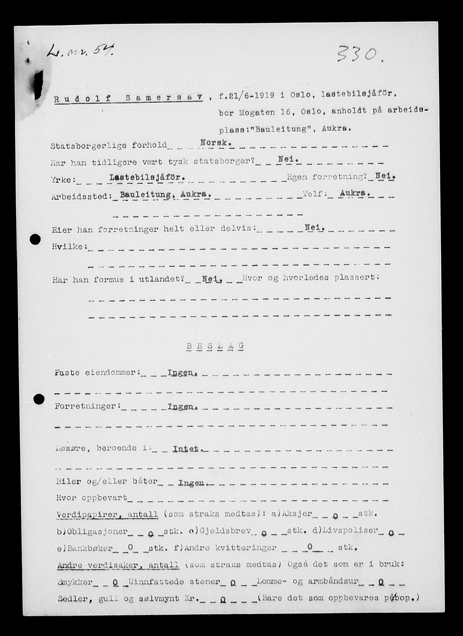 Justisdepartementet, Tilbakeføringskontoret for inndratte formuer, AV/RA-S-1564/H/Hc/Hcc/L0976: --, 1945-1947, p. 648