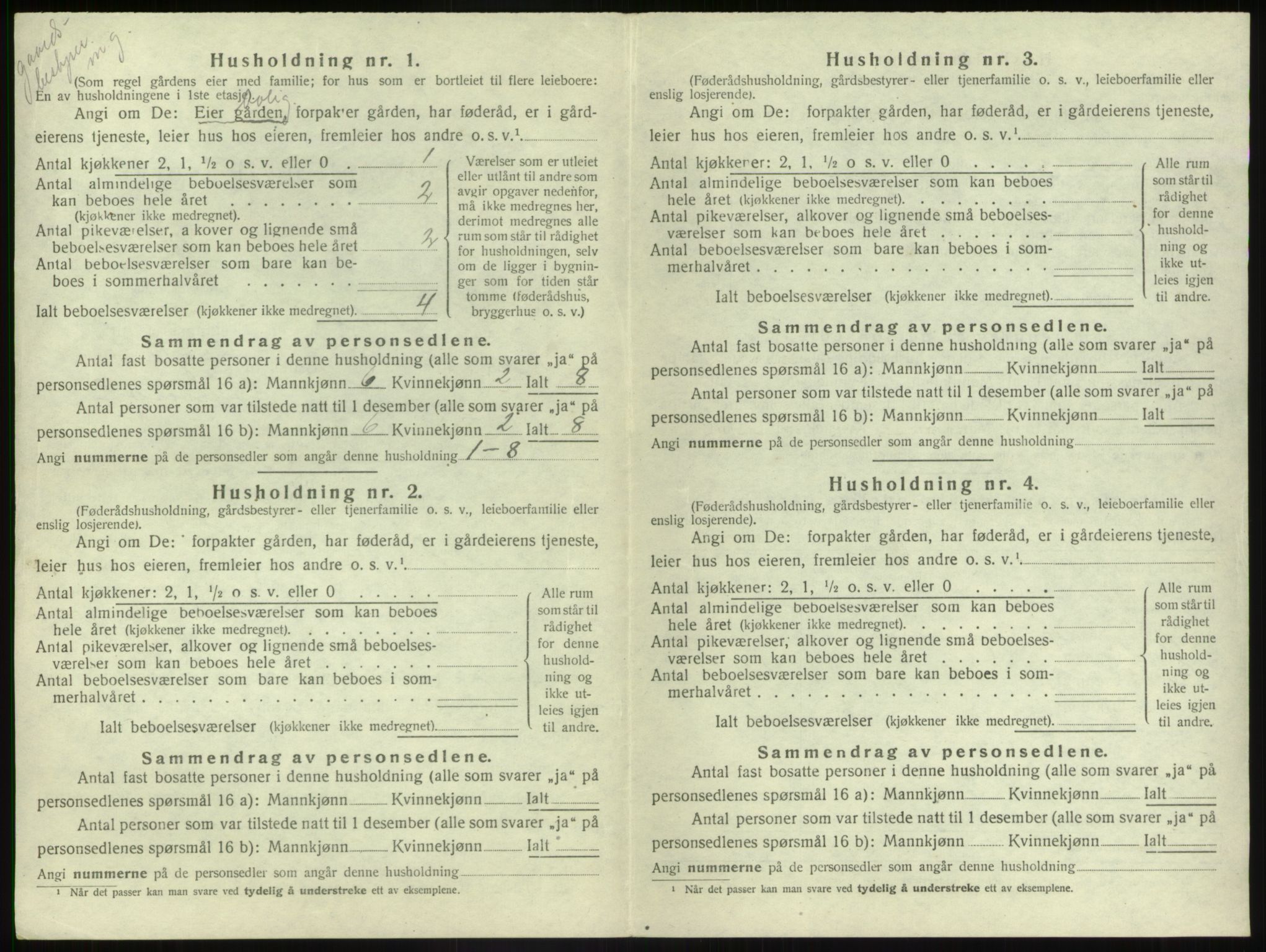 SAB, 1920 census for Naustdal, 1920, p. 513