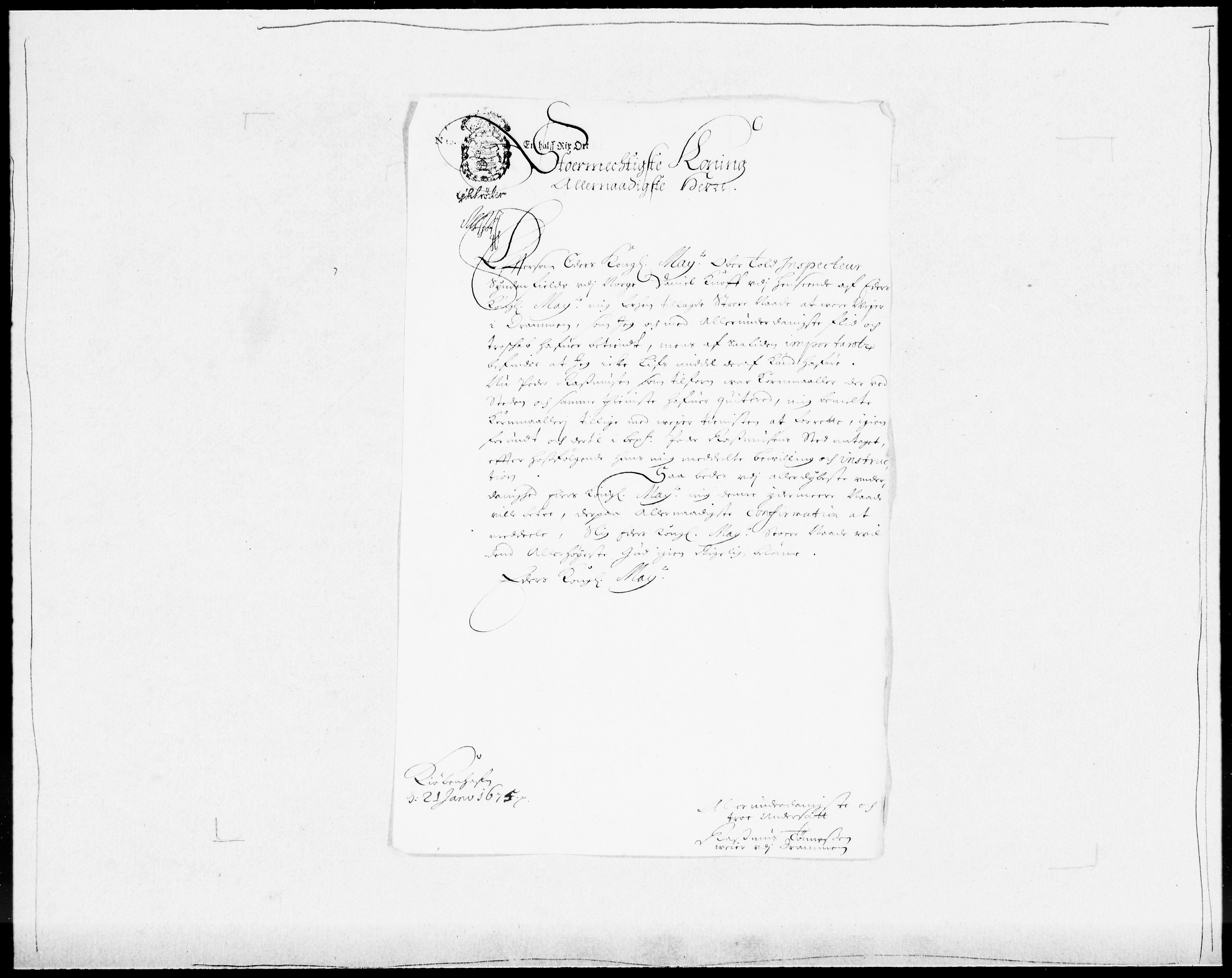 Danske Kanselli 1572-1799, AV/RA-EA-3023/F/Fc/Fcc/Fcca/L0032: Norske innlegg 1572-1799, 1674-1680, p. 193