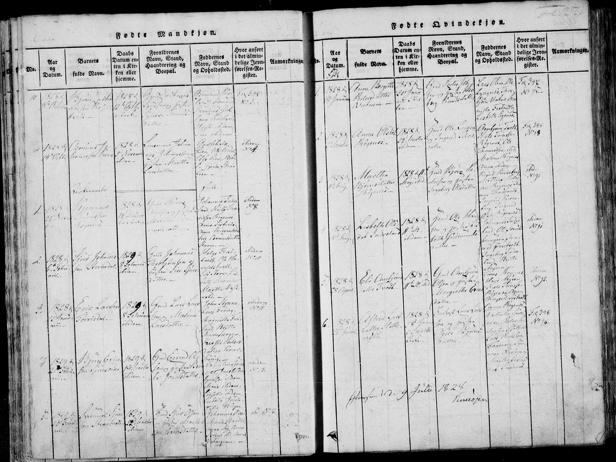 Skjold sokneprestkontor, SAST/A-101847/H/Ha/Haa/L0004: Parish register (official) no. A 4 /2, 1815-1830, p. 27