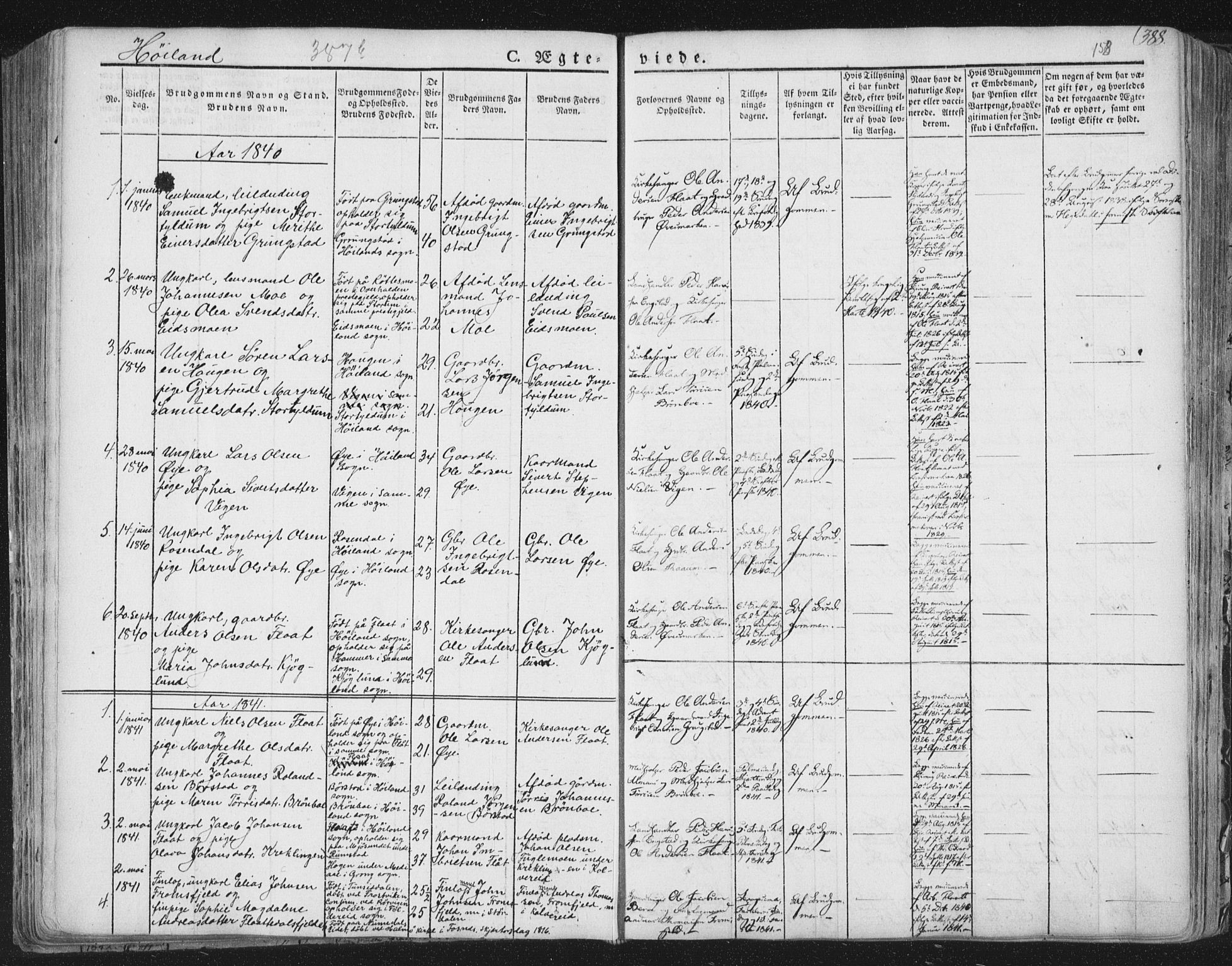 Ministerialprotokoller, klokkerbøker og fødselsregistre - Nord-Trøndelag, SAT/A-1458/758/L0513: Parish register (official) no. 758A02 /2, 1839-1868, p. 158