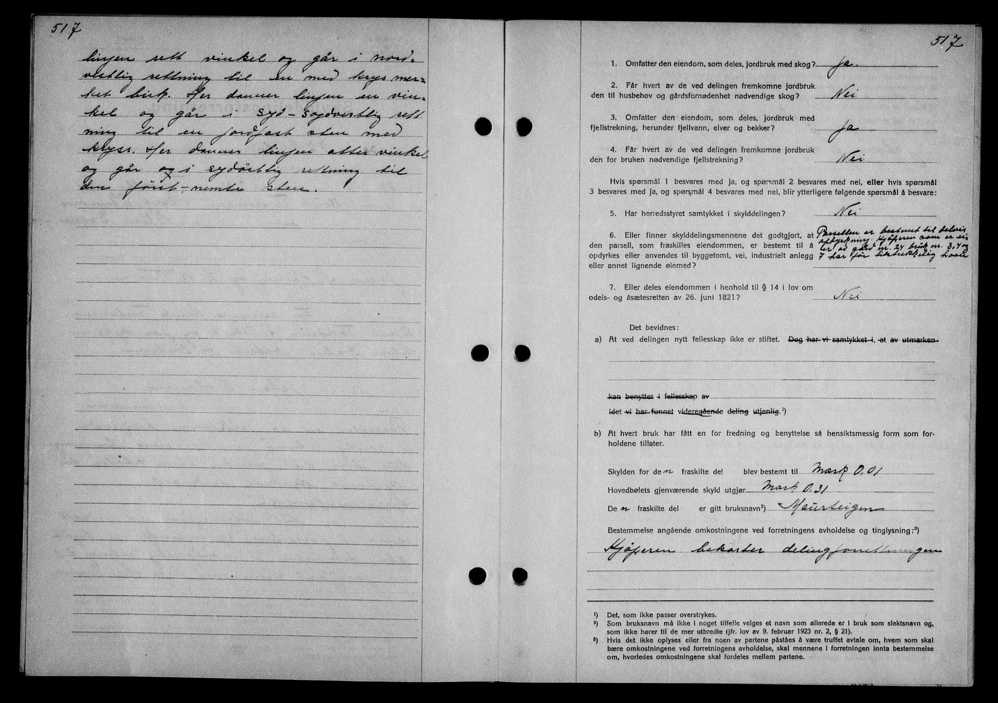 Nordmøre sorenskriveri, AV/SAT-A-4132/1/2/2Ca/L0070: Mortgage book no. 60, 1930-1930, Deed date: 10.11.1930