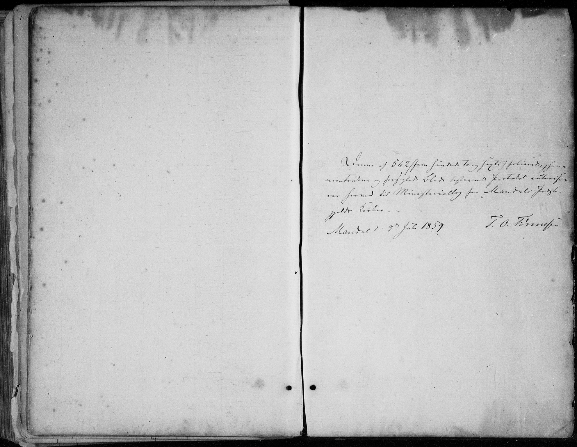 Mandal sokneprestkontor, AV/SAK-1111-0030/F/Fa/Faa/L0014: Parish register (official) no. A 14, 1859-1872