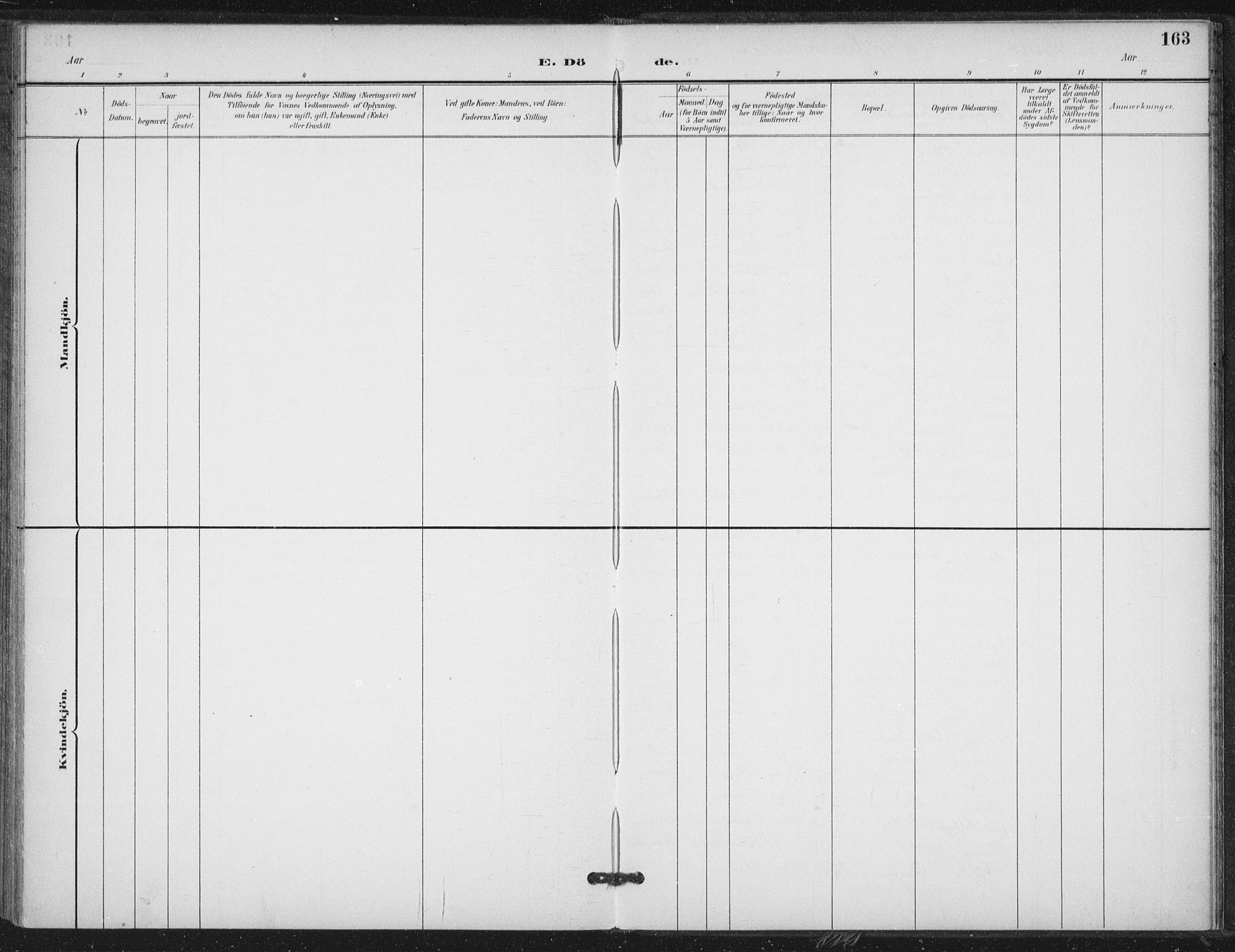 Ministerialprotokoller, klokkerbøker og fødselsregistre - Nord-Trøndelag, SAT/A-1458/714/L0131: Parish register (official) no. 714A02, 1896-1918, p. 163