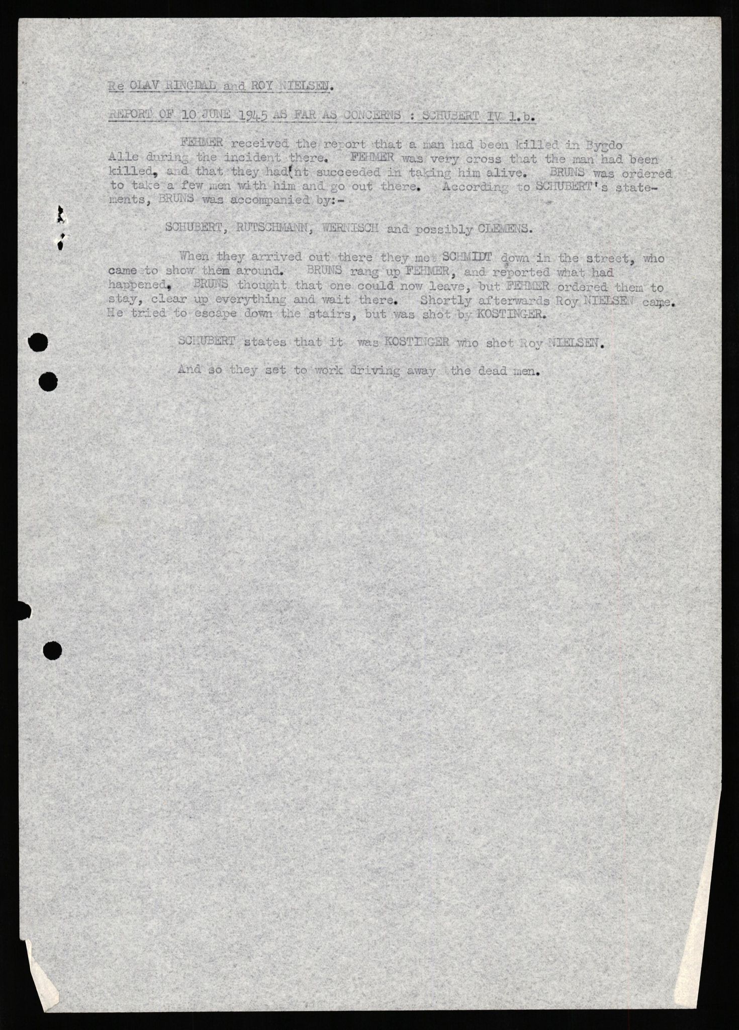 Forsvaret, Forsvarets overkommando II, AV/RA-RAFA-3915/D/Db/L0030: CI Questionaires. Tyske okkupasjonsstyrker i Norge. Tyskere., 1945-1946, p. 314