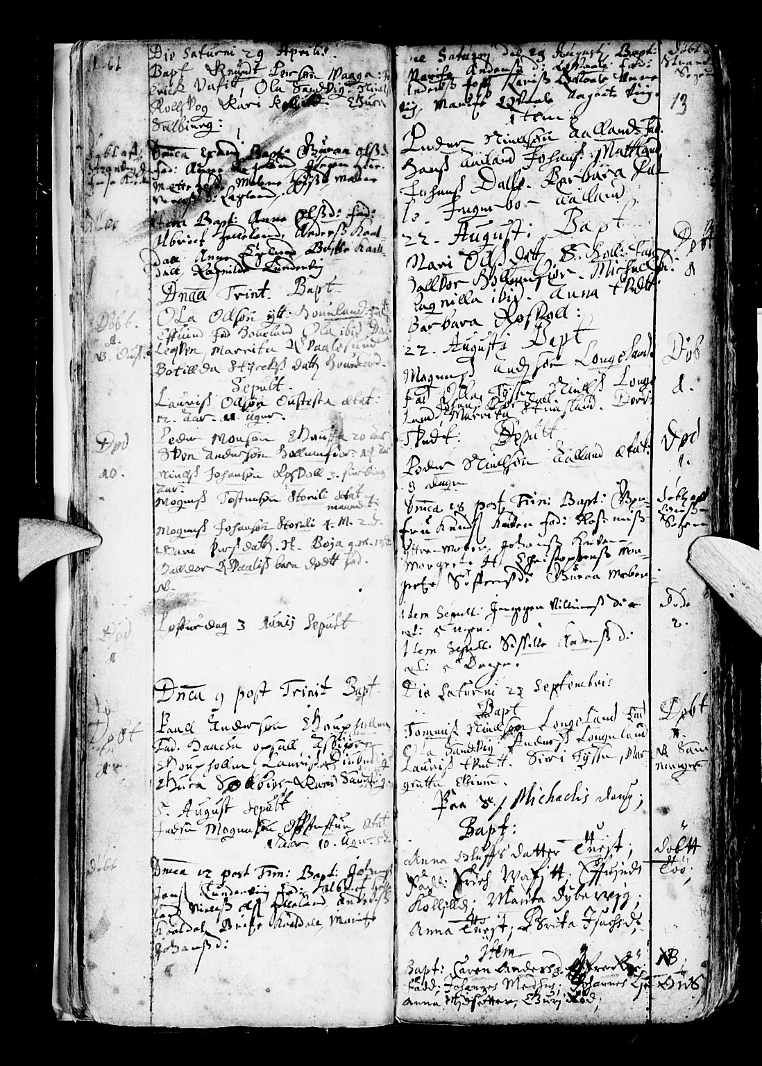 Os sokneprestembete, AV/SAB-A-99929: Parish register (official) no. A 6, 1669-1719, p. 13