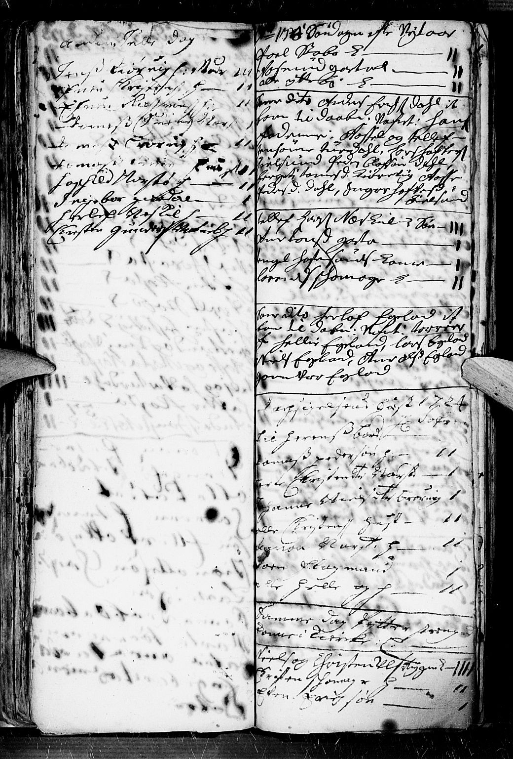 Dypvåg sokneprestkontor, AV/SAK-1111-0007/F/Fb/Fba/L0003: Parish register (copy) no. B 3, 1715-1738, p. 96