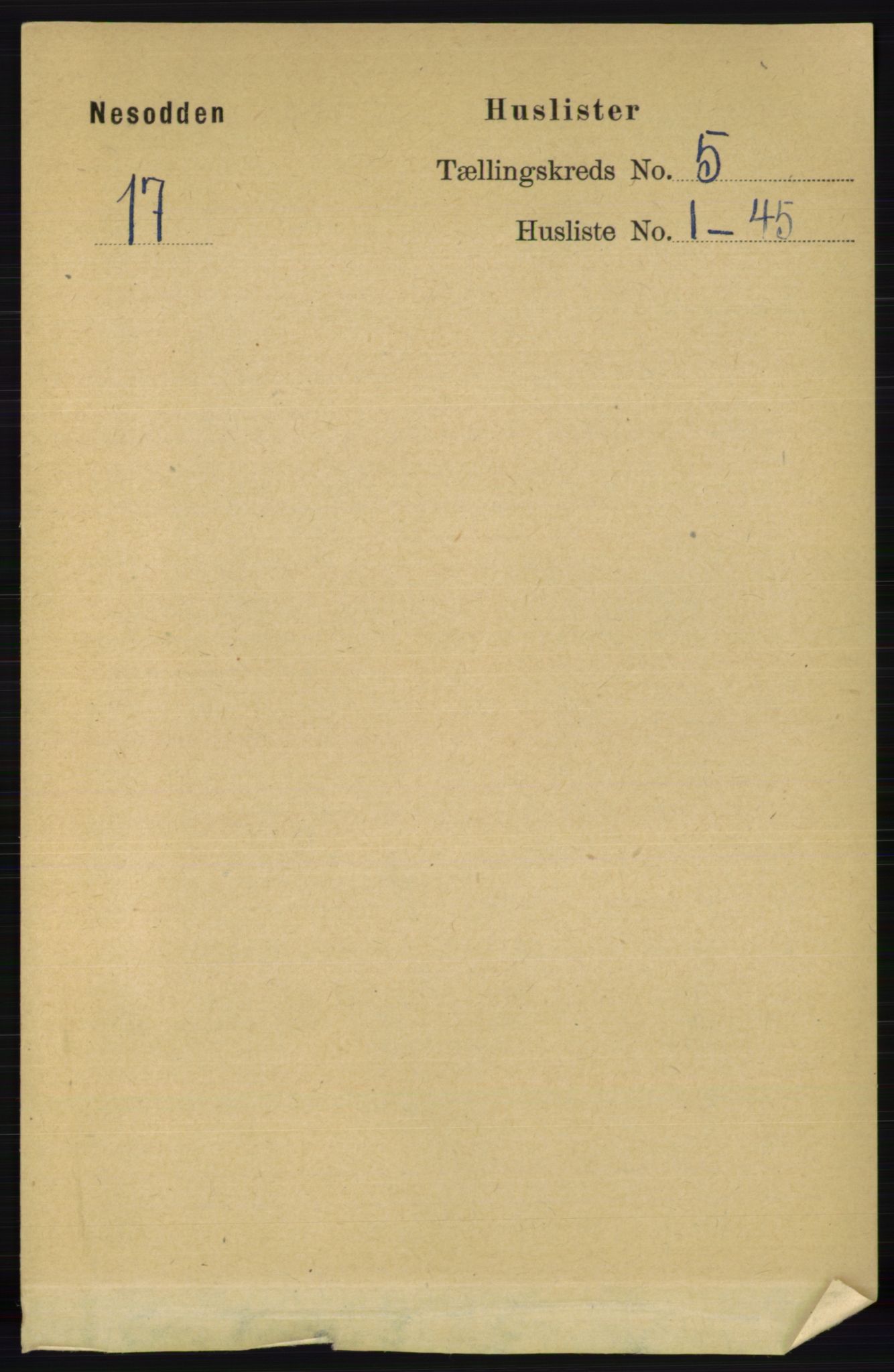 RA, 1891 census for 0216 Nesodden, 1891, p. 1941