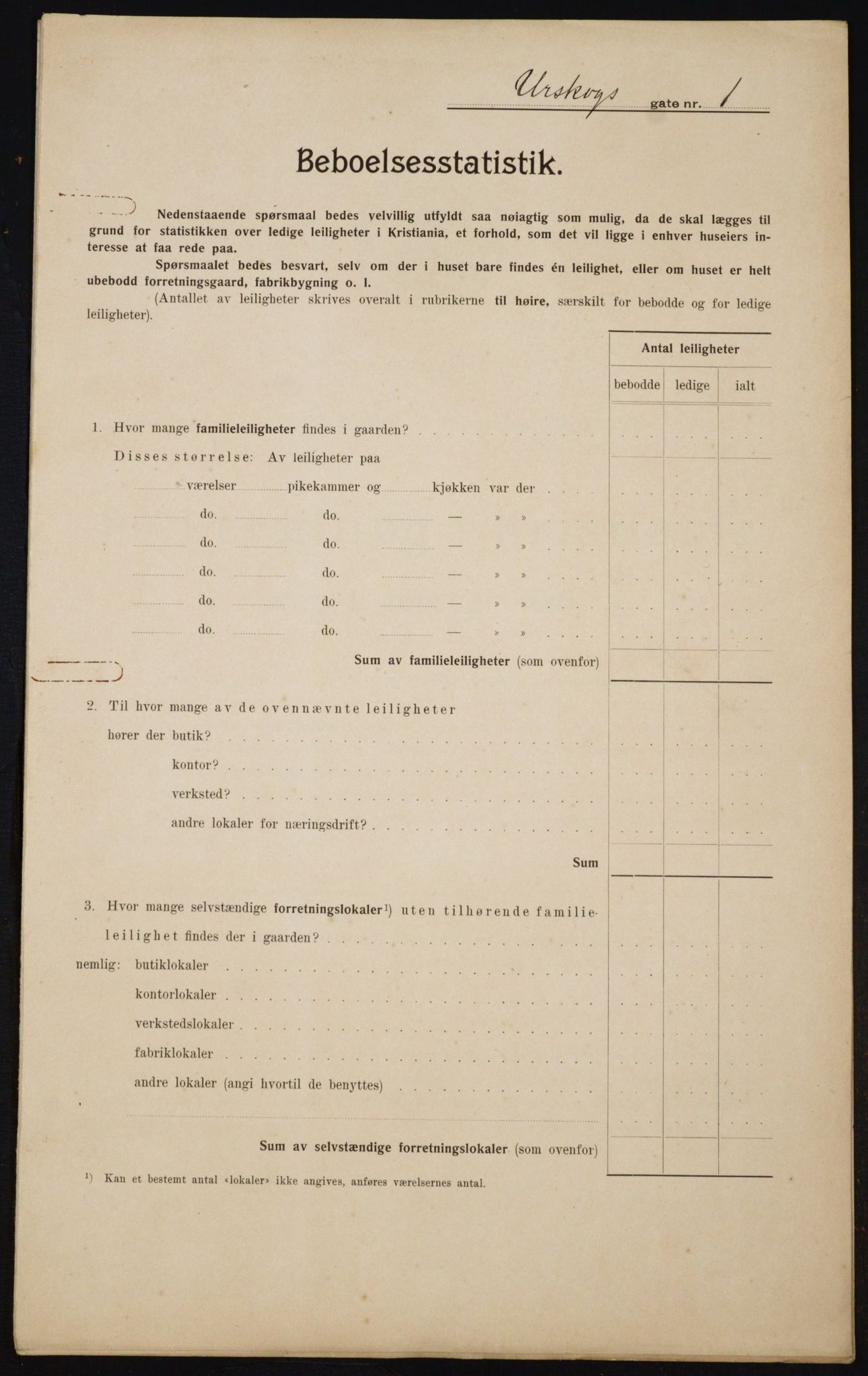 OBA, Municipal Census 1910 for Kristiania, 1910, p. 2446