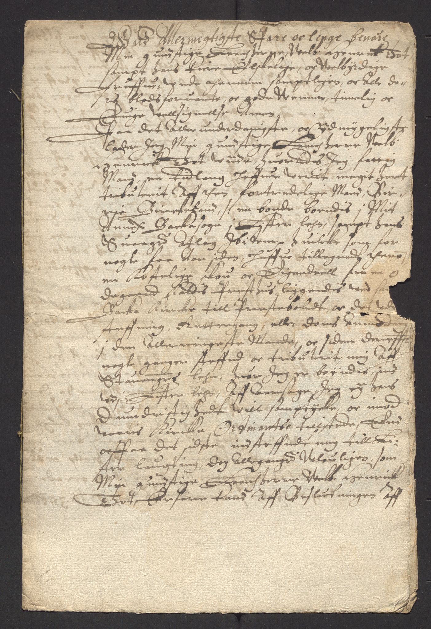 Stavanger len, AV/SAST-A-101870/Oa/L0016: Dommer, brev m.m., 1615-1644, p. 219