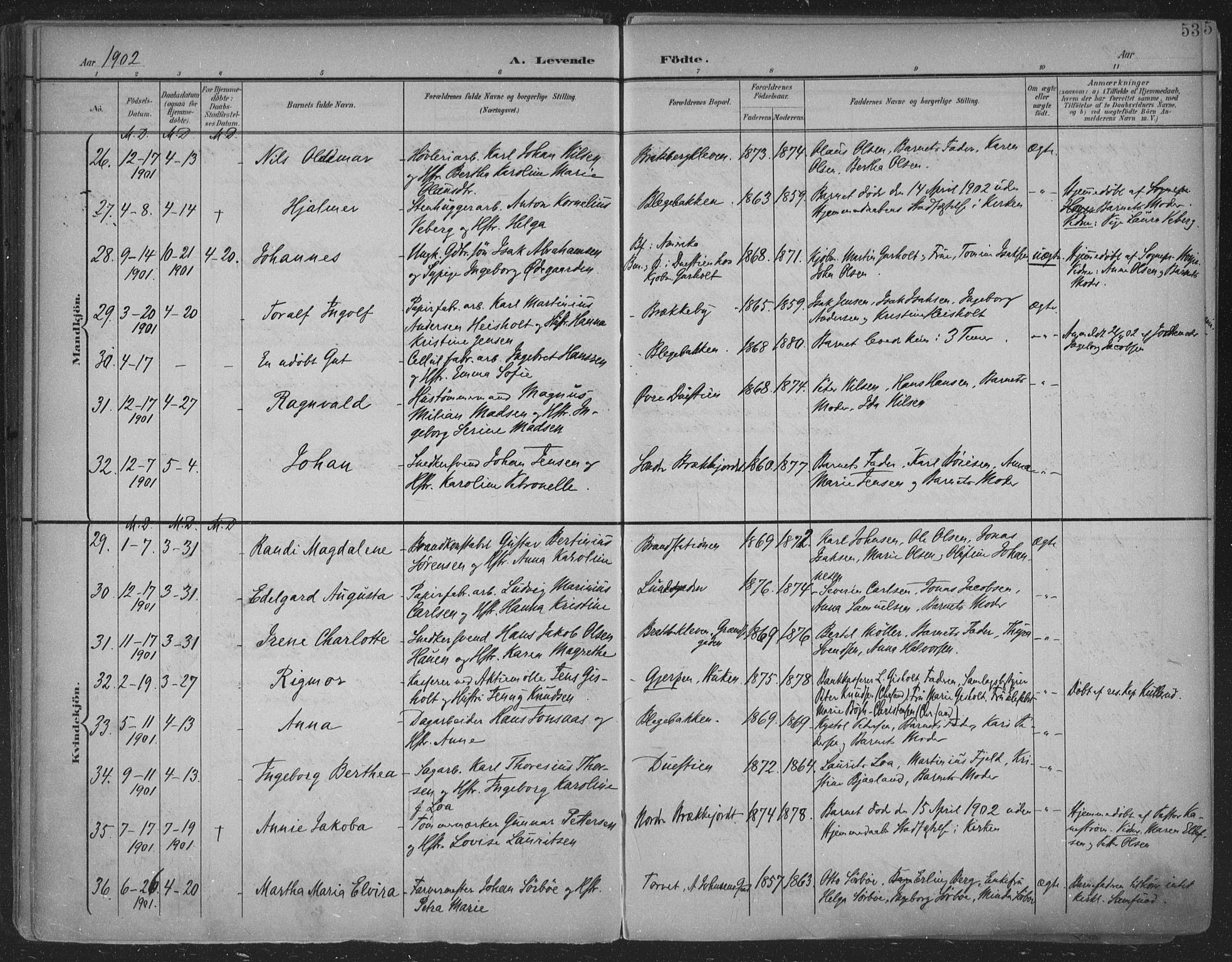Skien kirkebøker, SAKO/A-302/F/Fa/L0011: Parish register (official) no. 11, 1900-1907, p. 53