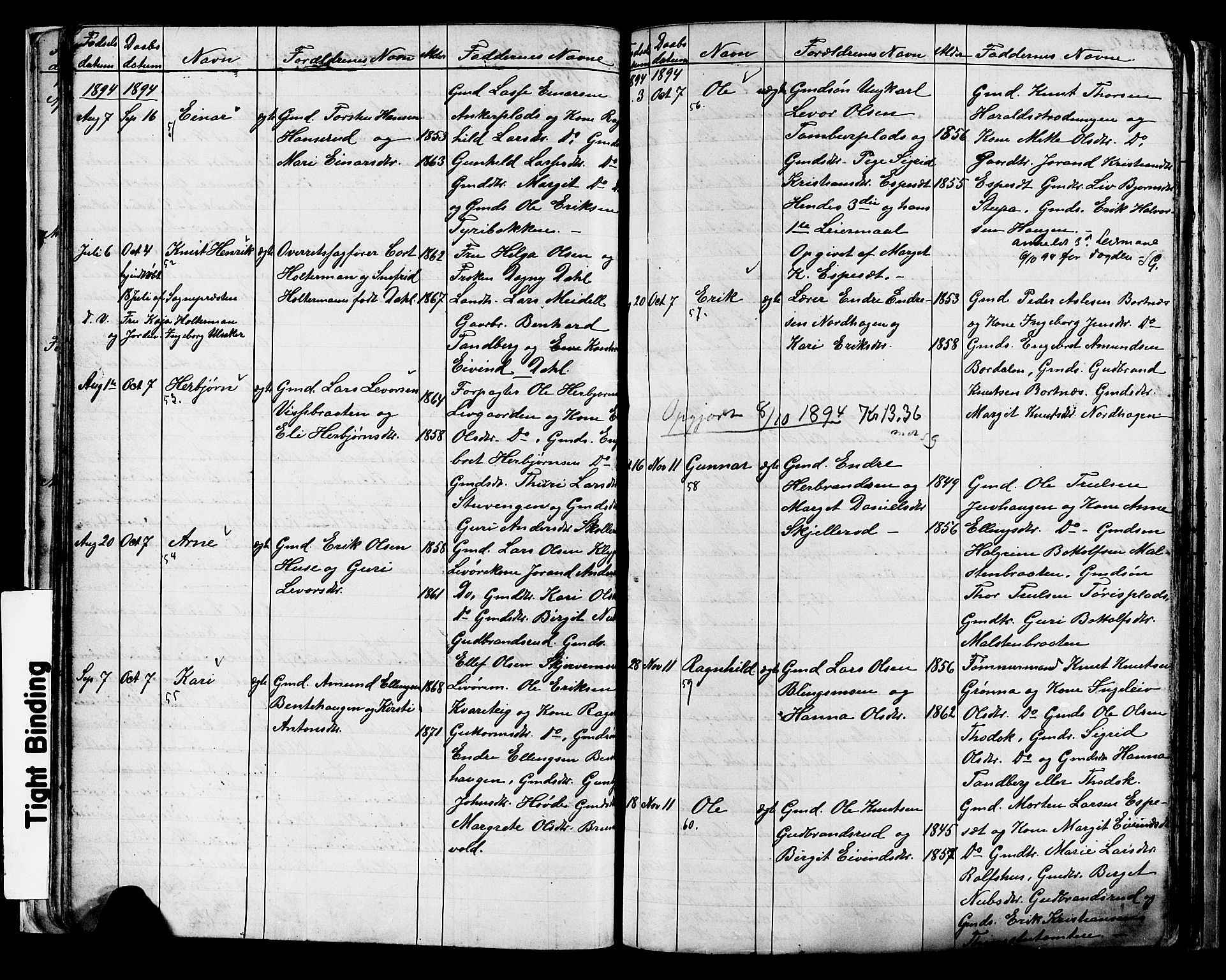 Nes kirkebøker, SAKO/A-236/G/Ga/L0003: Parish register (copy) no. I 3, 1889-1909