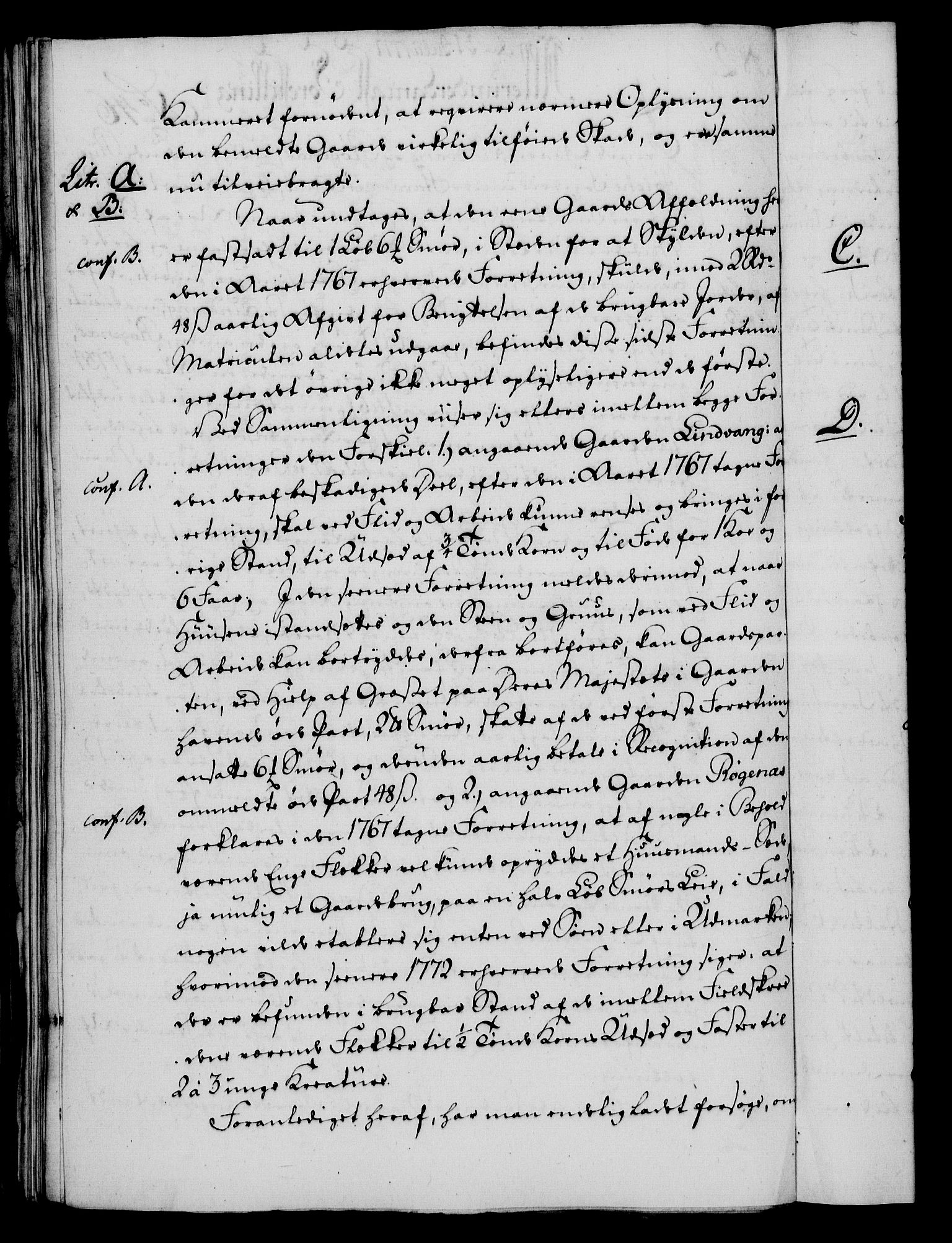 Rentekammeret, Kammerkanselliet, RA/EA-3111/G/Gf/Gfa/L0059: Norsk relasjons- og resolusjonsprotokoll (merket RK 52.59), 1777, p. 242