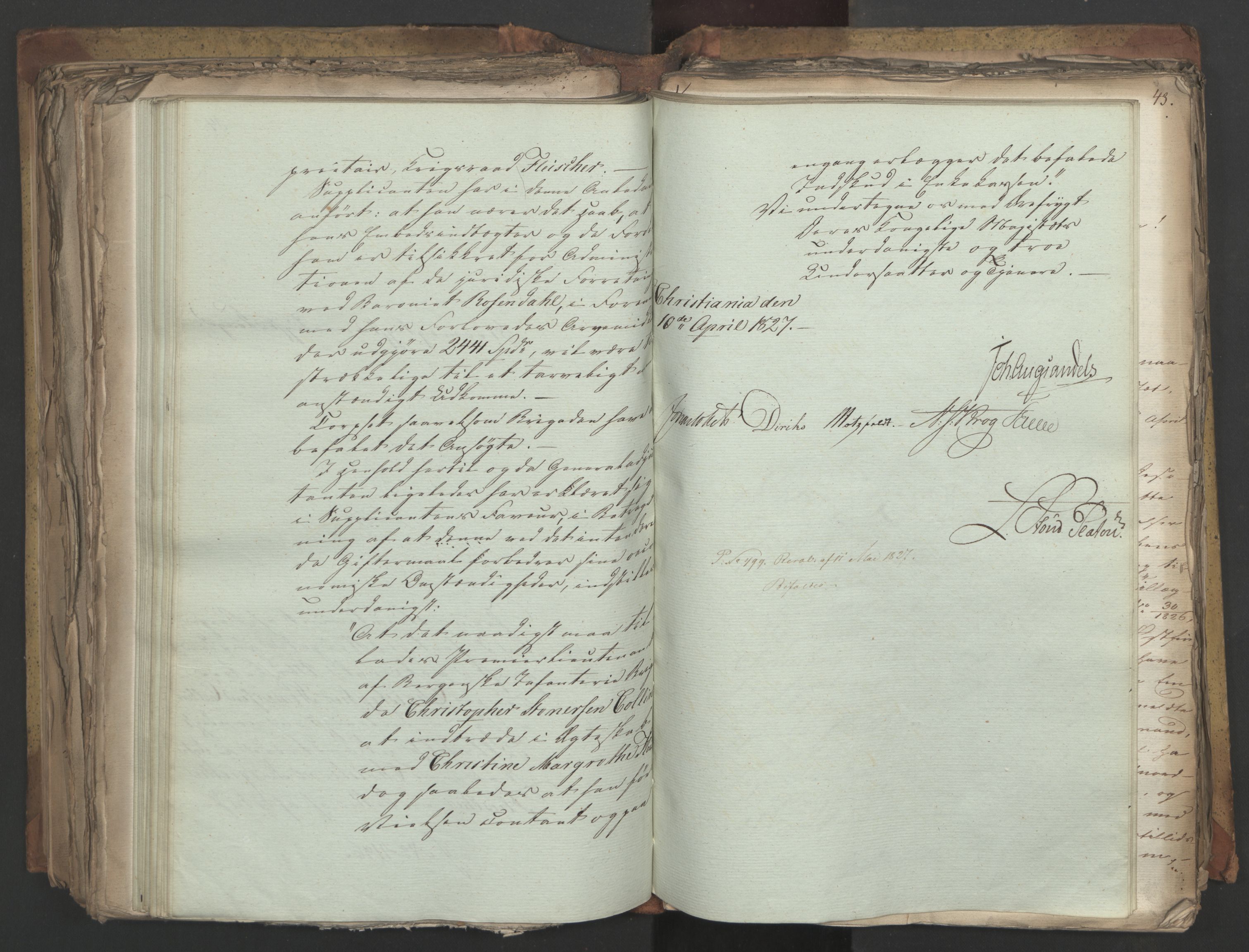Statsrådsavdelingen i Stockholm, AV/RA-S-1003/D/Da/L0050: Regjeringsinnstillinger nr. 4087-4309, 1826, p. 376