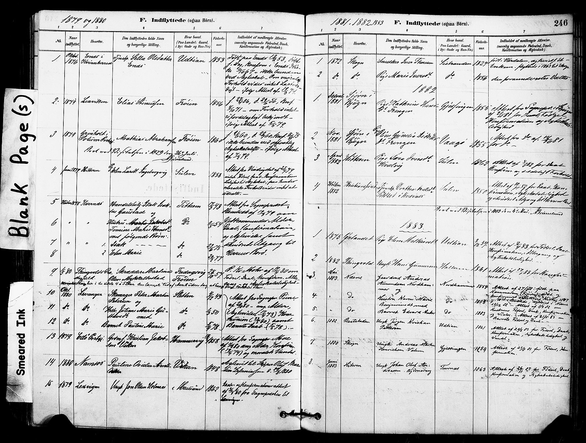 Ministerialprotokoller, klokkerbøker og fødselsregistre - Sør-Trøndelag, SAT/A-1456/640/L0578: Parish register (official) no. 640A03, 1879-1889, p. 246