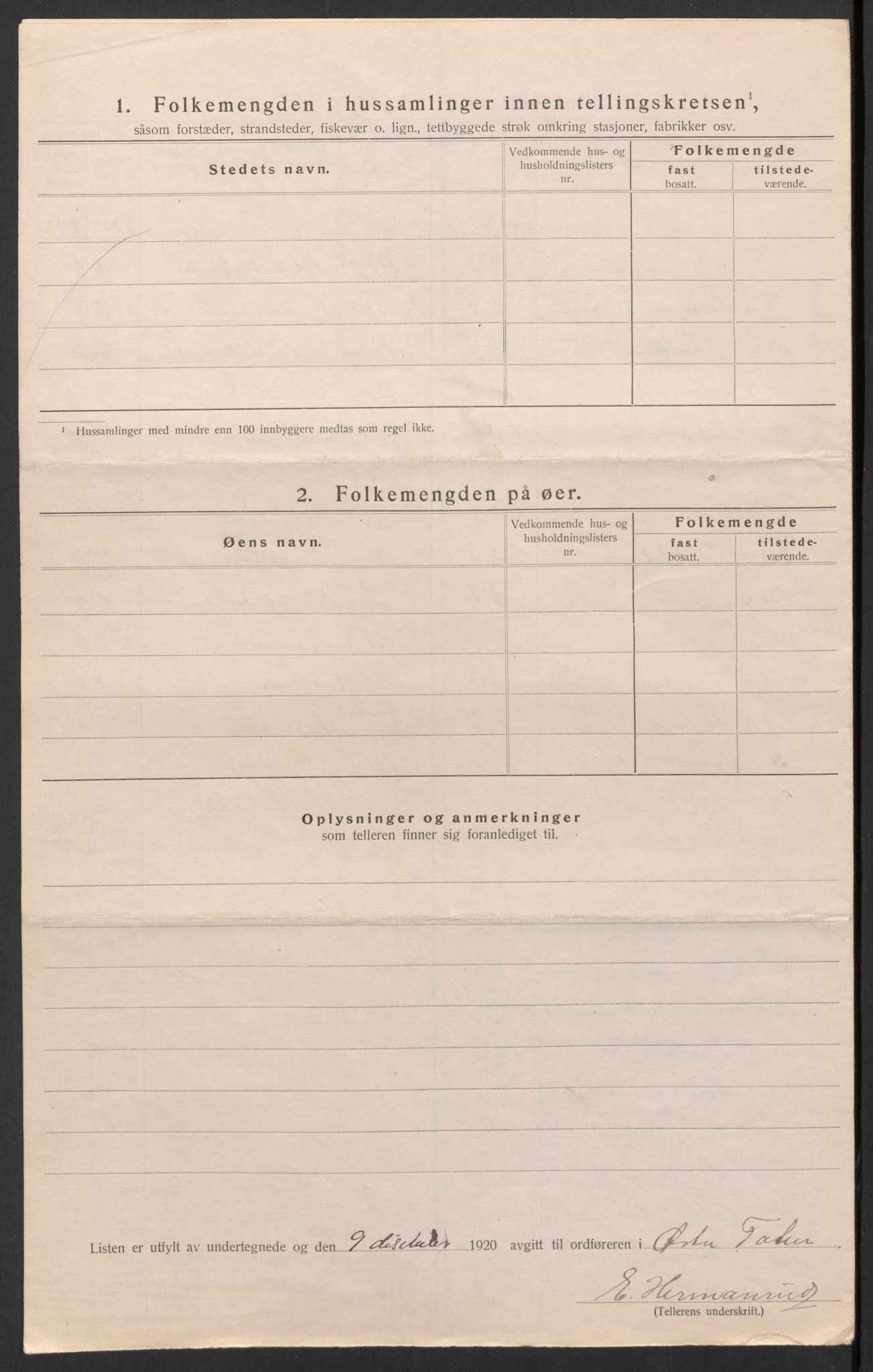 SAH, 1920 census for Østre Toten, 1920, p. 45