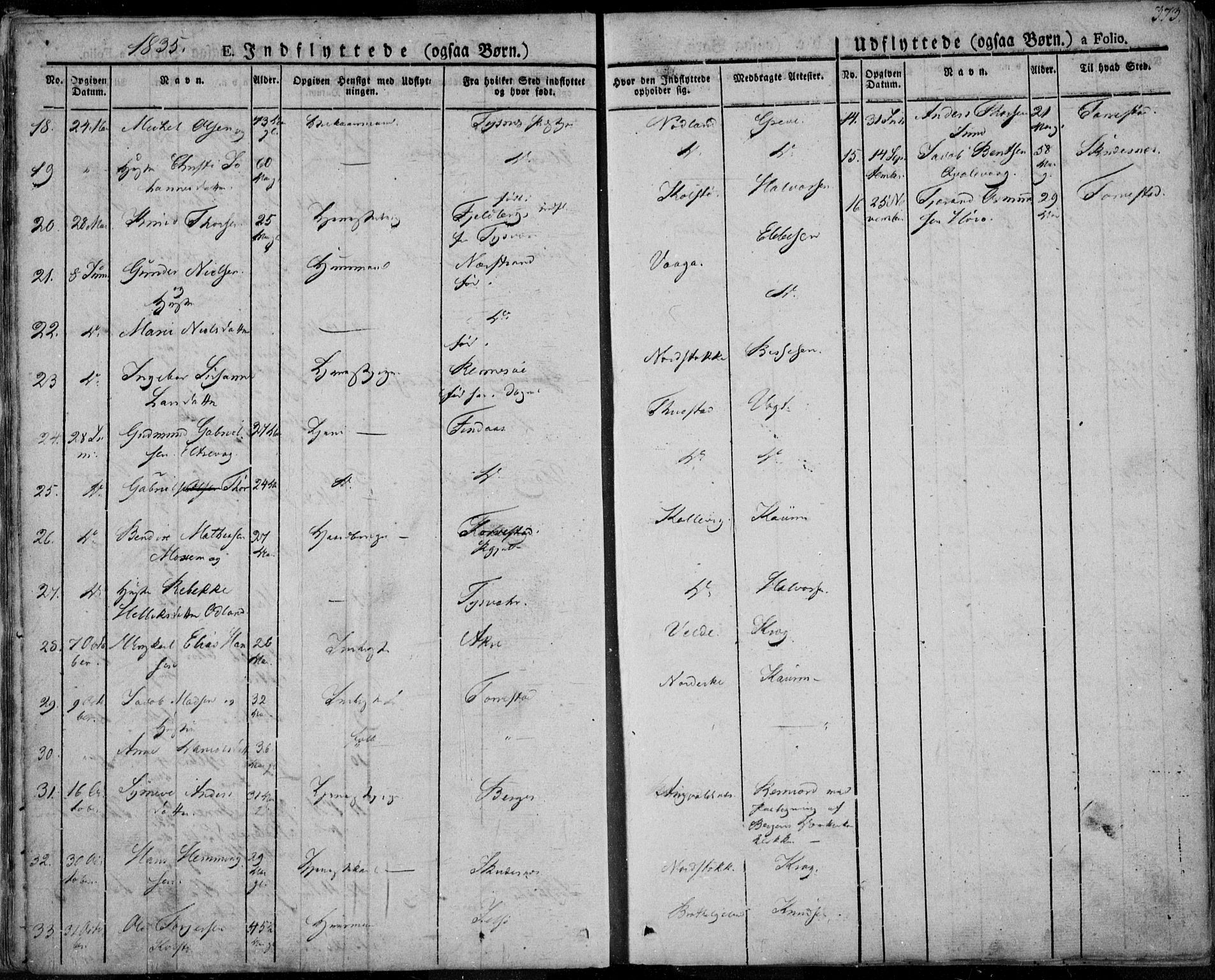 Avaldsnes sokneprestkontor, AV/SAST-A -101851/H/Ha/Haa/L0005: Parish register (official) no. A 5.2, 1825-1841, p. 373