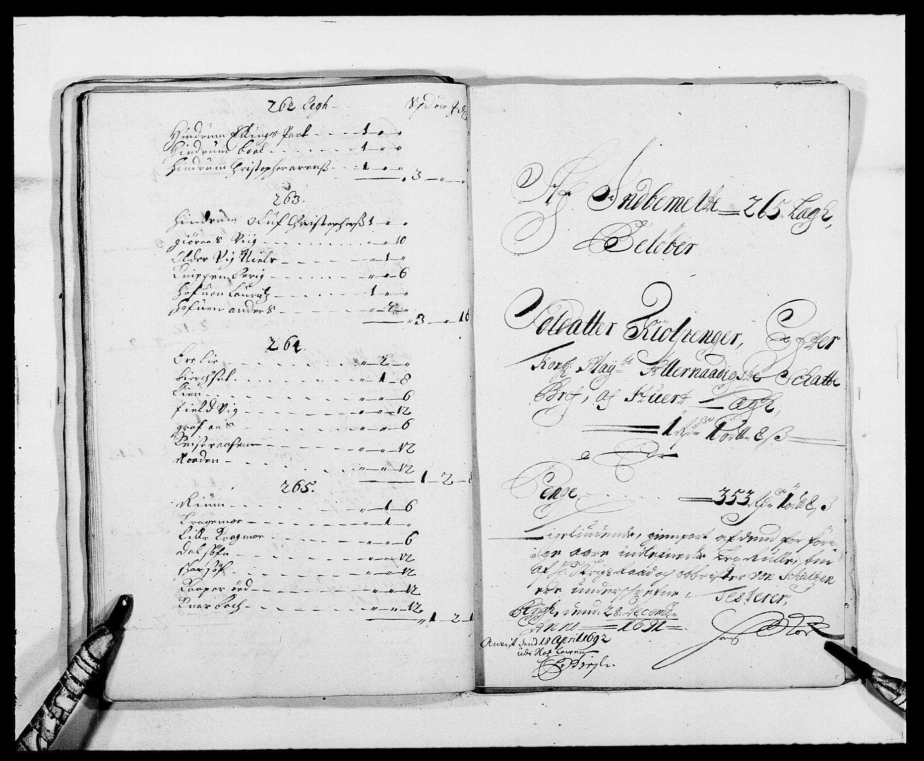 Rentekammeret inntil 1814, Reviderte regnskaper, Fogderegnskap, AV/RA-EA-4092/R62/L4184: Fogderegnskap Stjørdal og Verdal, 1690-1691, p. 358